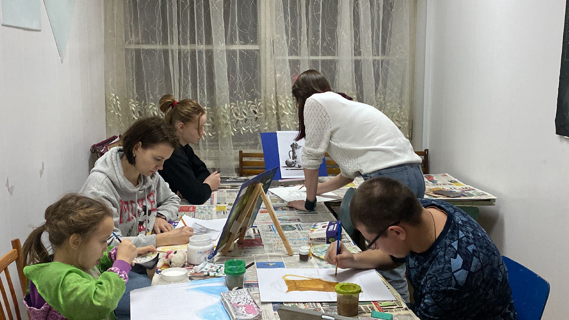 волоколамск, живописцы, живопись, рисование, изобразительное искусство, дети, преподаватель, учитель,