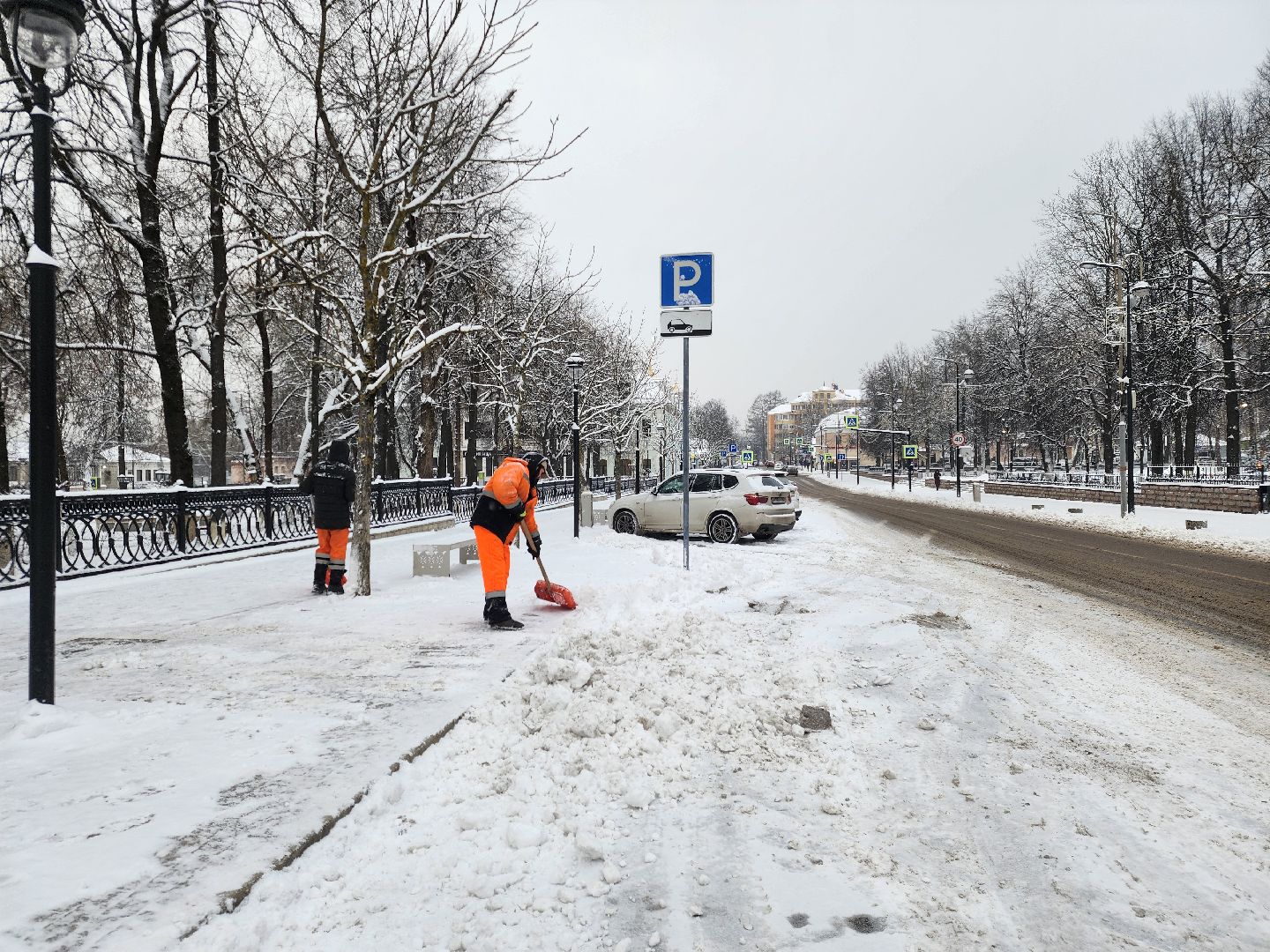 Звенигород, жкх, Уборка снега,