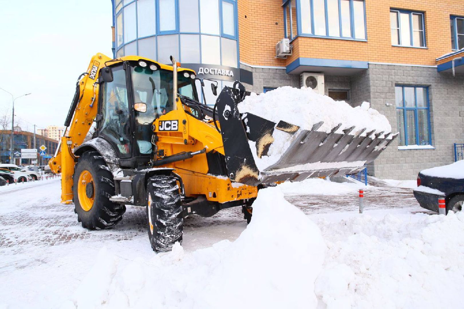 Реутов, ЖКХ, снегуборка, трактор, дворники, техника,