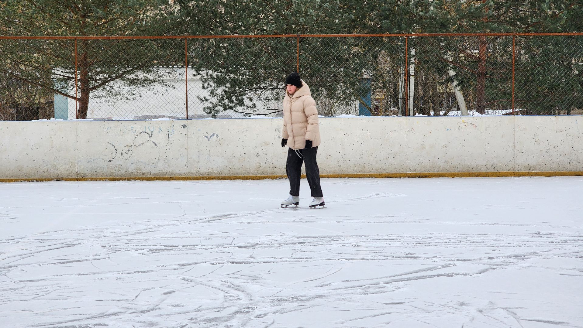 Солнечногорск, зима, зима в подмосковье, каток, отдых,
