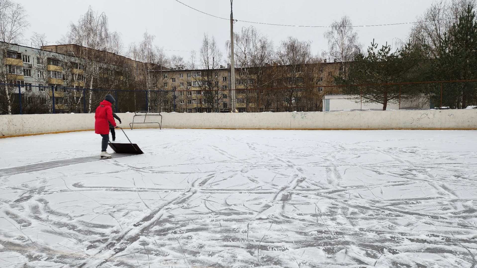 Солнечногорск, зима, зима в подмосковье, каток, отдых,