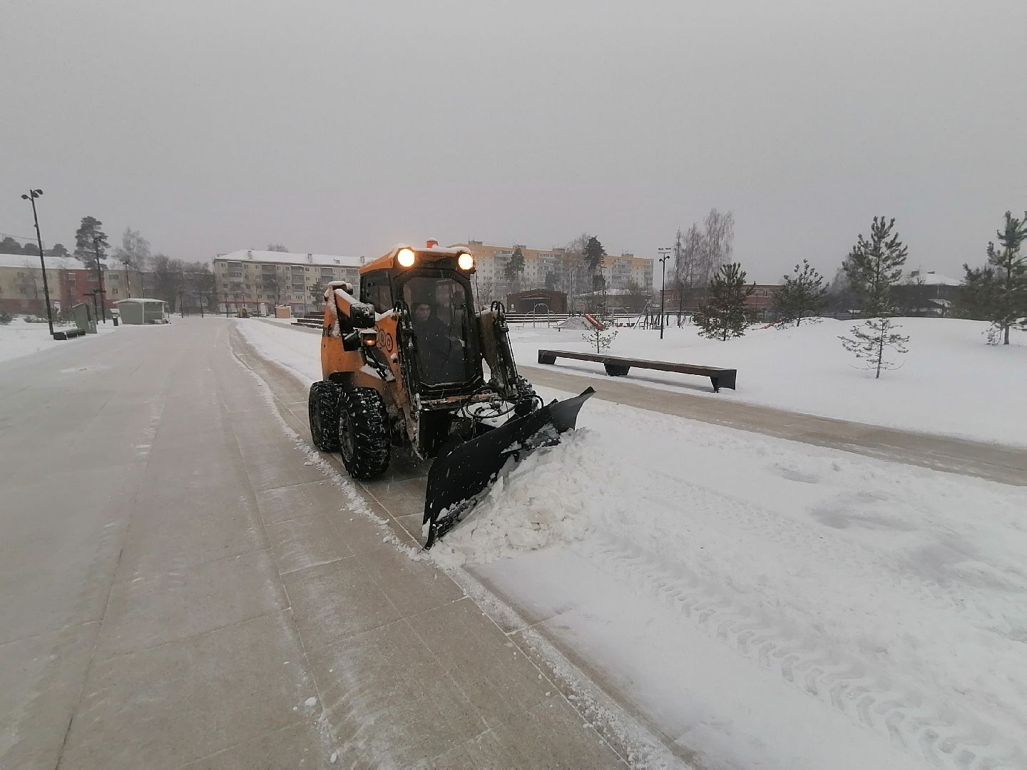 уборка снега,