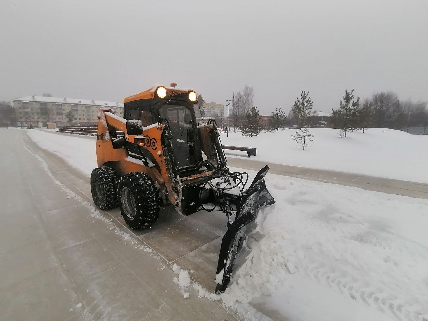 уборка снега,