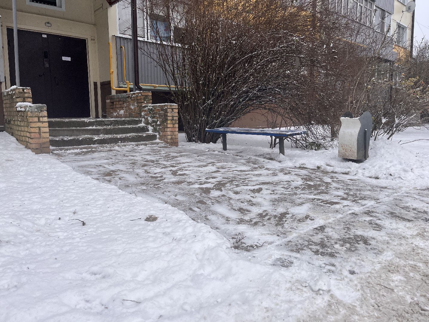 Снег, уборка снега,