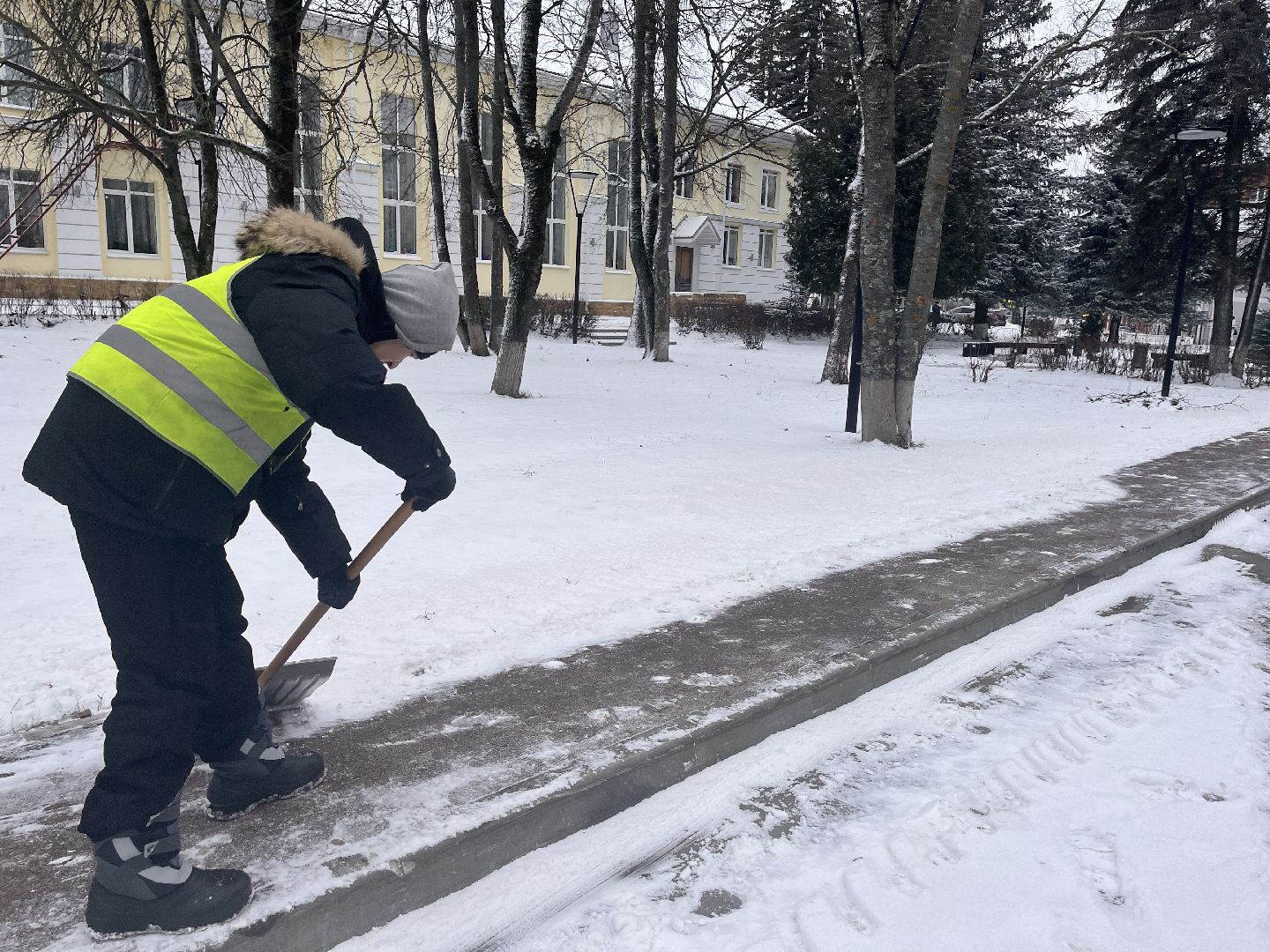 Снег, уборка снега,