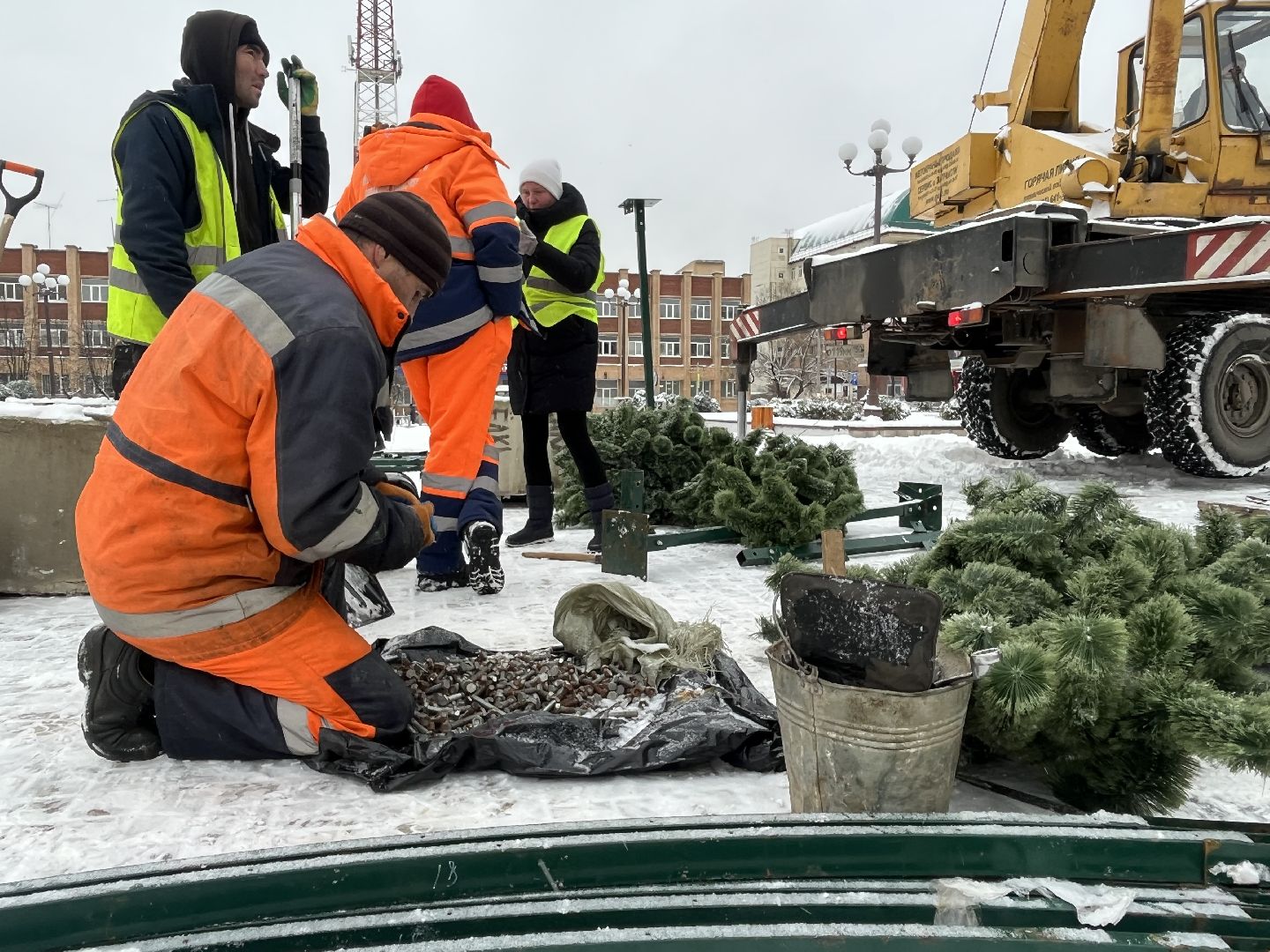 наро-фоминск, новый год, новогодняя елка, наро-фоминский городской округ, благоустройство, зима в подмосковье,