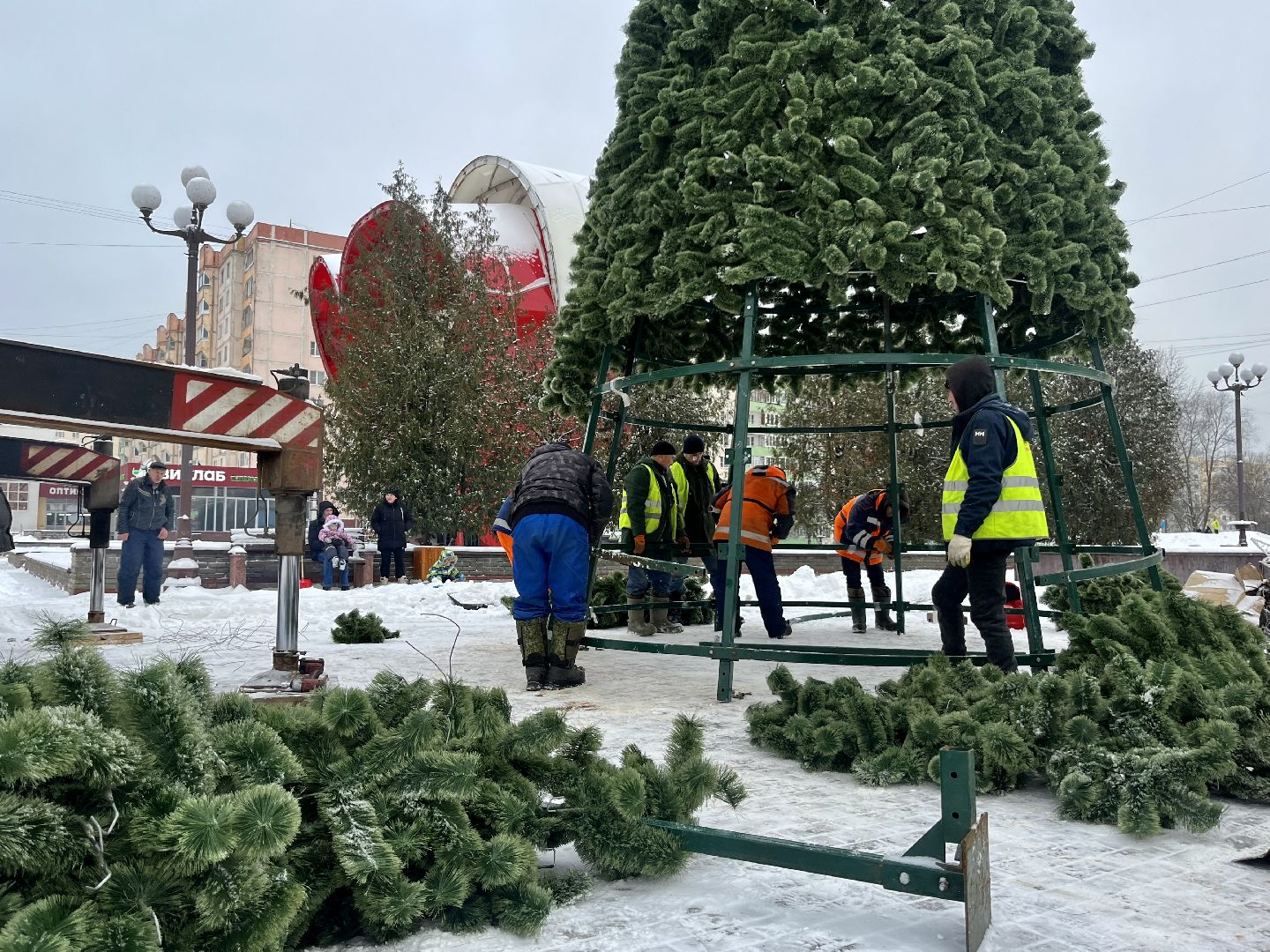 наро-фоминск, новый год, новогодняя елка, наро-фоминский городской округ, благоустройство, зима в подмосковье,