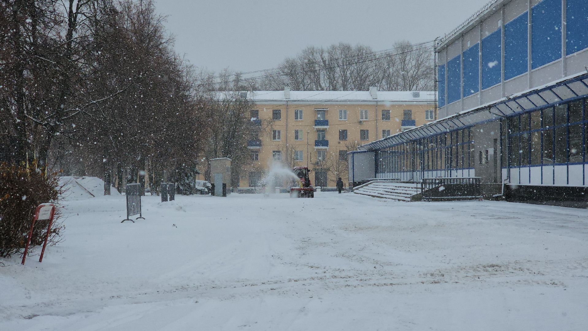 воскресенск, снег, уборка снега, снегопад, техника, дороги,