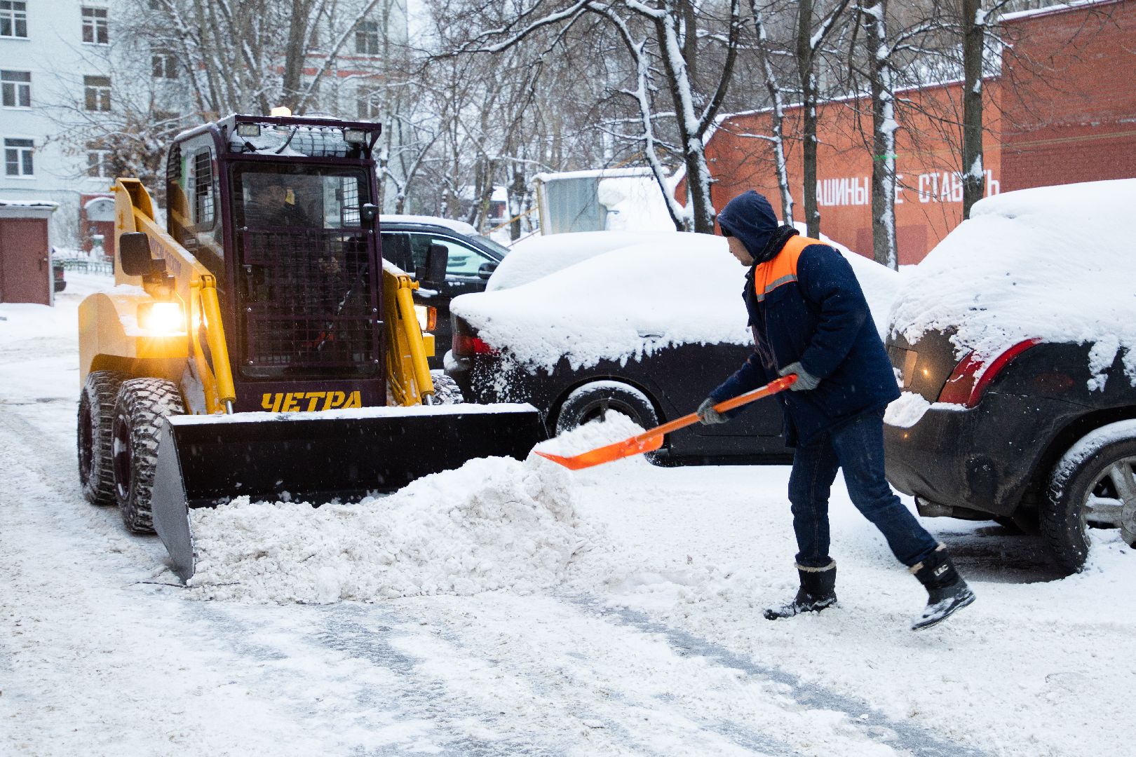 лыткарино, жкх, уборка снега, снегопад,