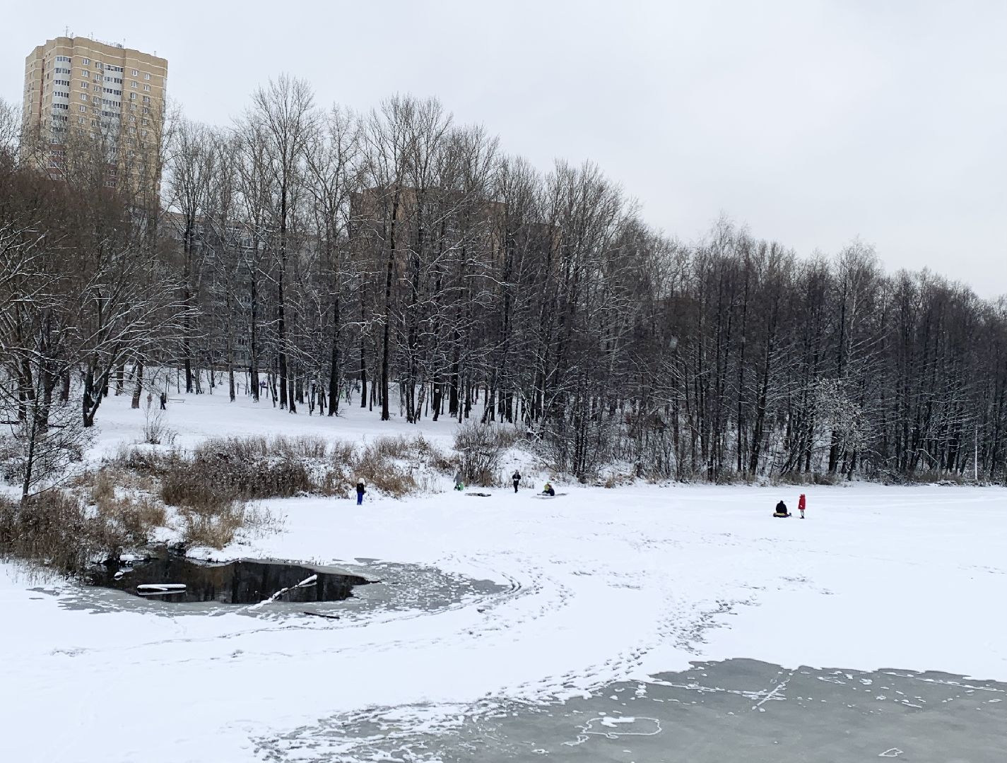 Балашиха, Подмосковье, Общество, тонкий лед, Мособлпожспас, Рейды на водоемах, Река Пехорка,