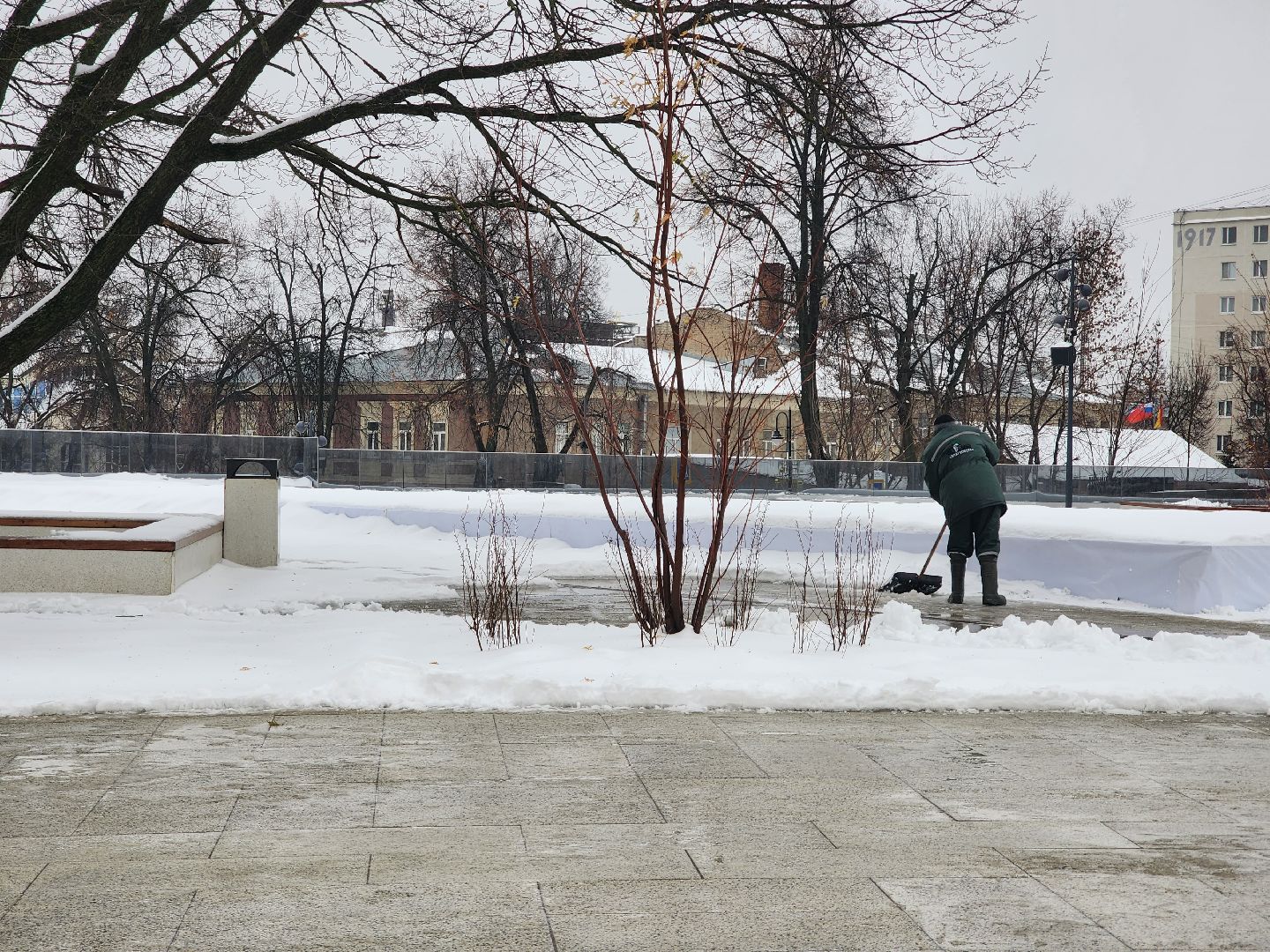 коммунальные службы, уборка общественных территорий, снег, Ногинск, Богородский городской округ,