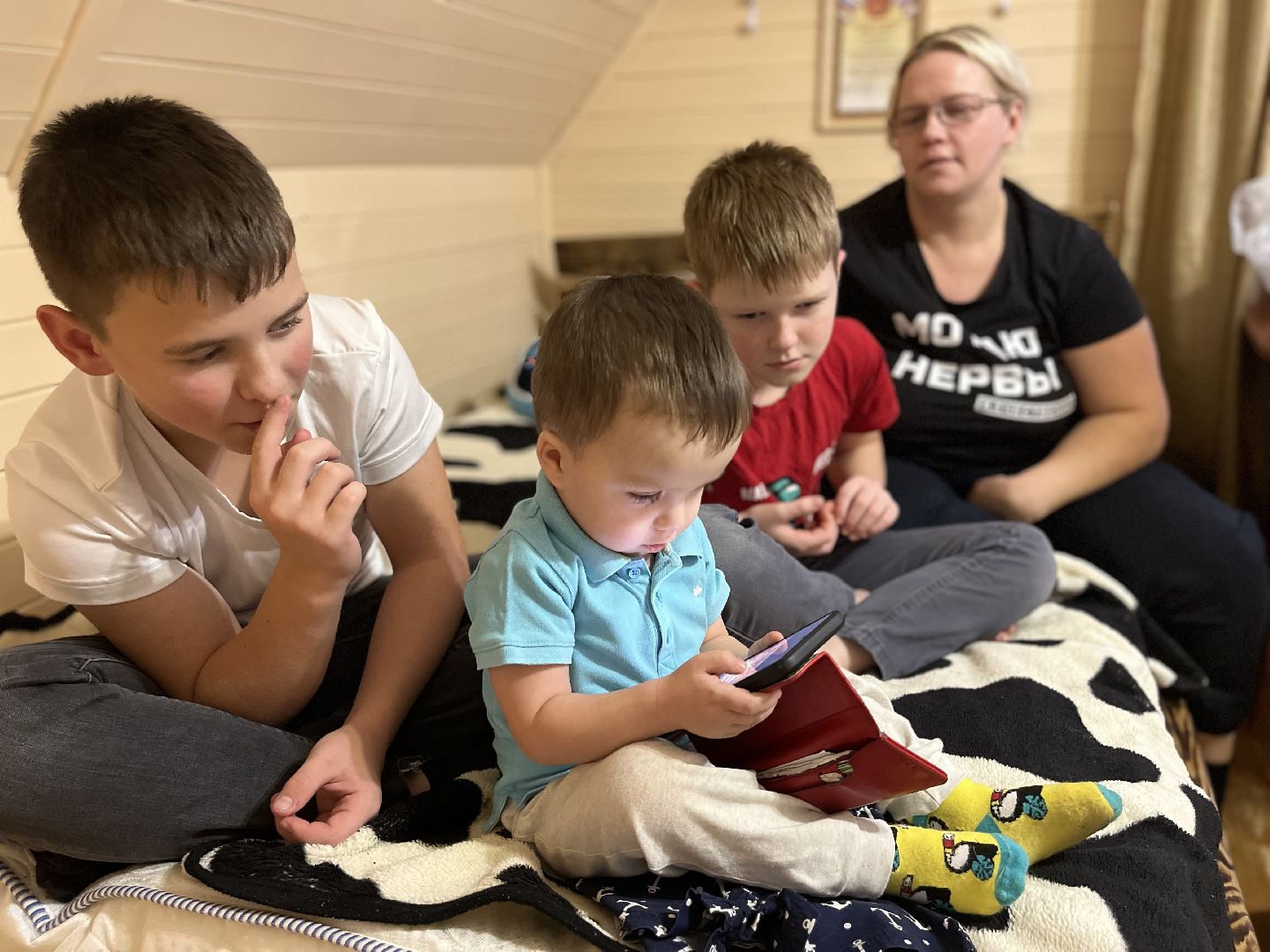 шаховская, дети, многодетная мама, многодетная семья,