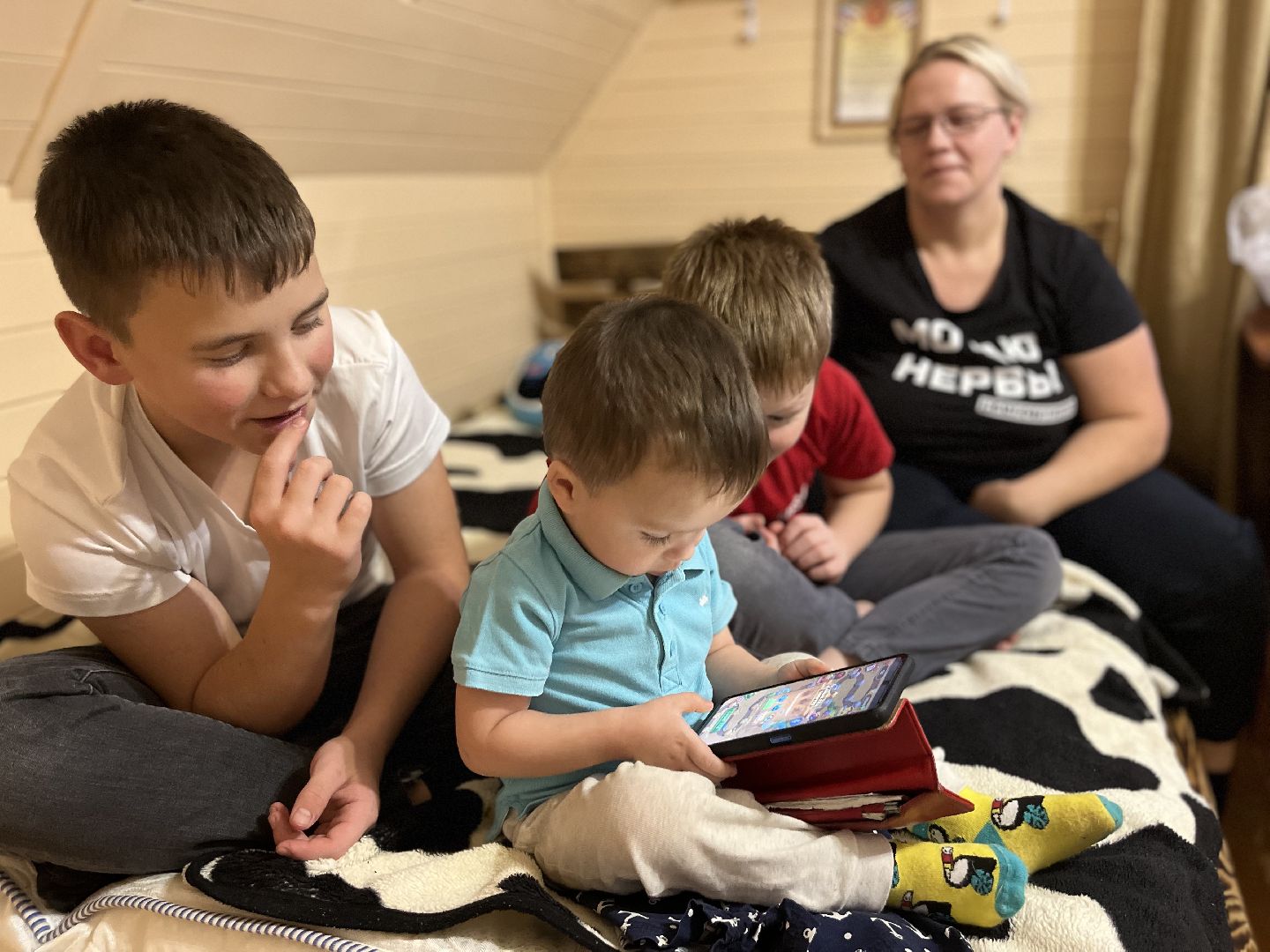 шаховская, дети, многодетная мама, многодетная семья,