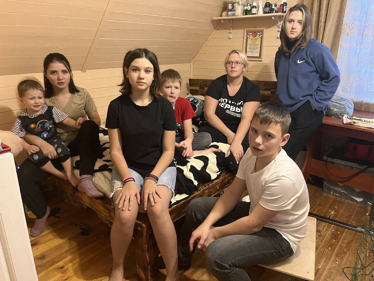 шаховская, дети, многодетная мама, многодетная семья,