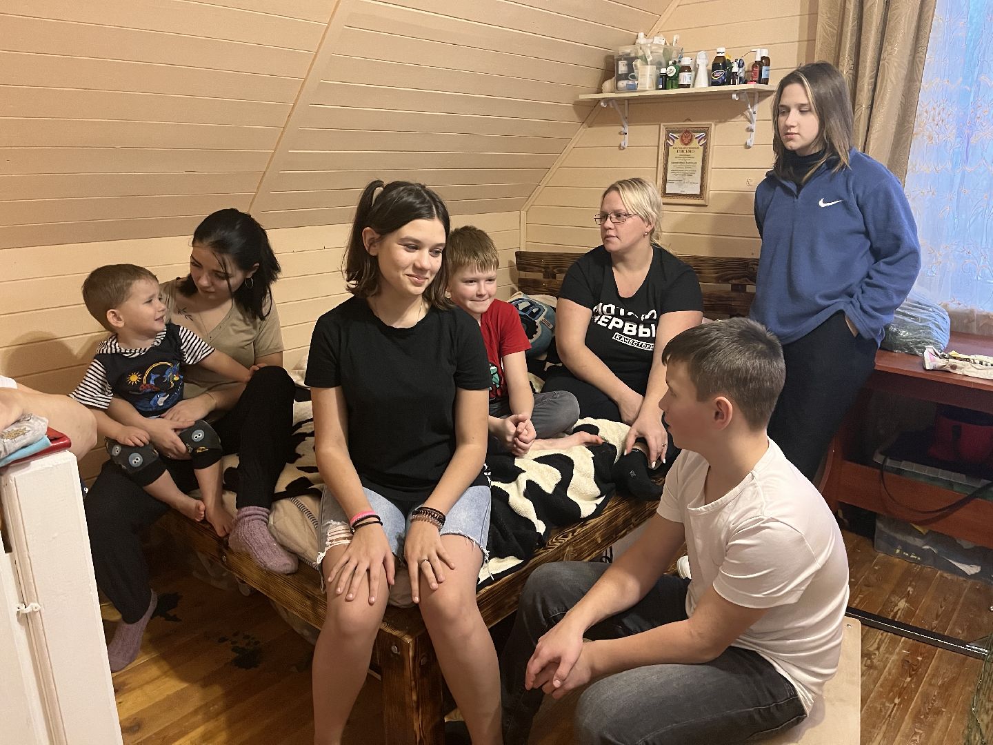 шаховская, дети, многодетная мама, многодетная семья,