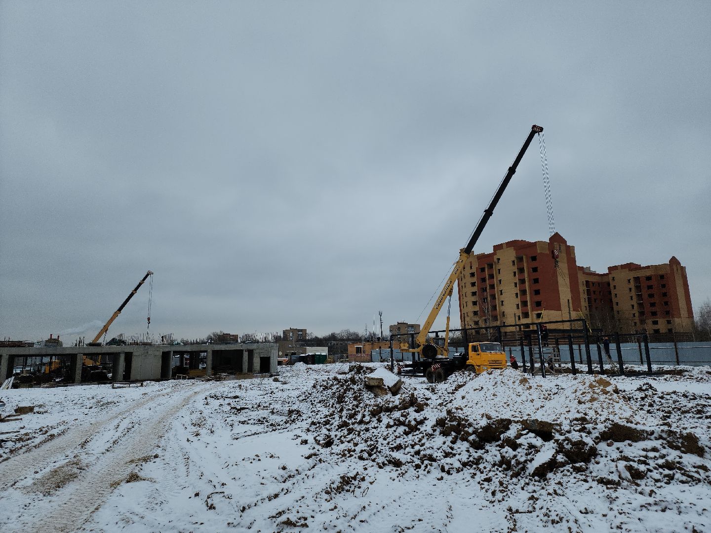 кашира, овд, строительство, новое здание, монолитное, современное, котельная, спортзал,