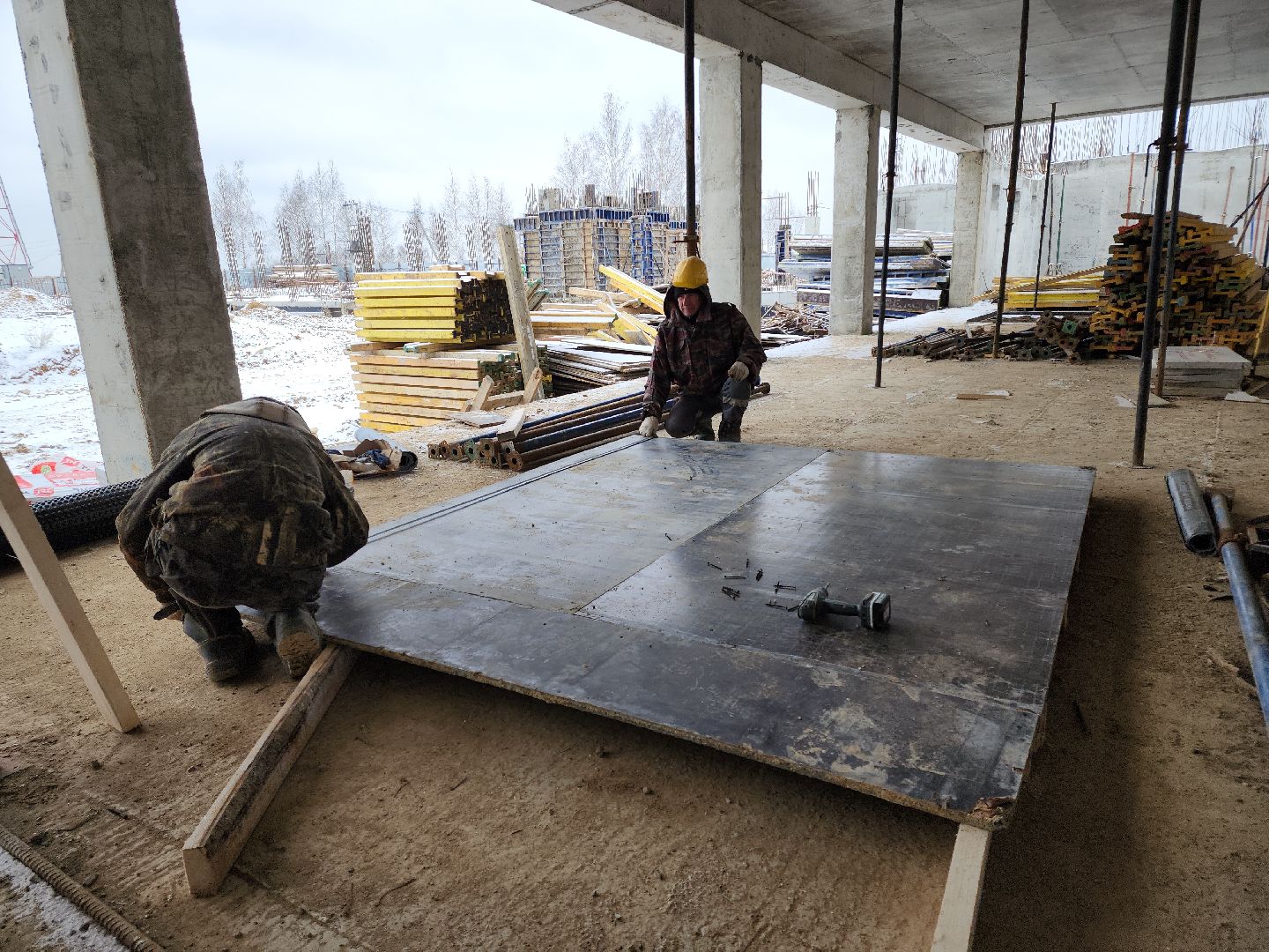 кашира, овд, строительство, новое здание, монолитное, современное, котельная, спортзал,