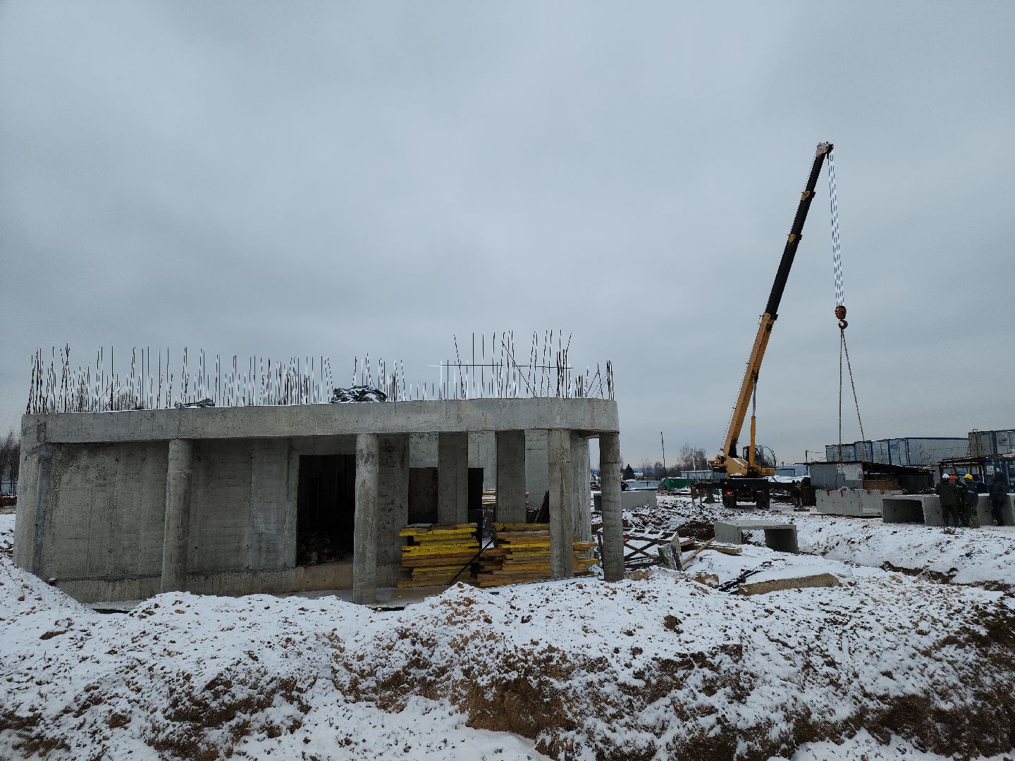 кашира, овд, строительство, новое здание, монолитное, современное, котельная, спортзал,
