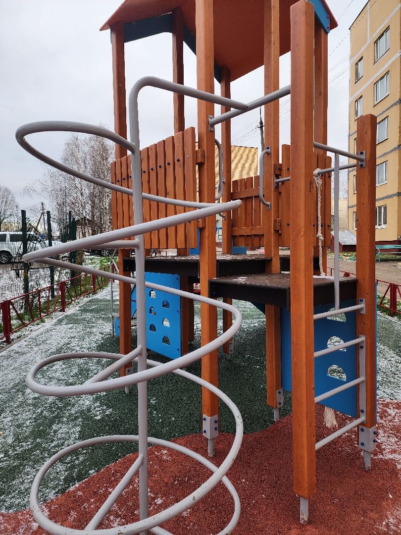 детская площадка, игровой комплекс, программа губернатора, модернизация, московская область, подмосковье, руза,