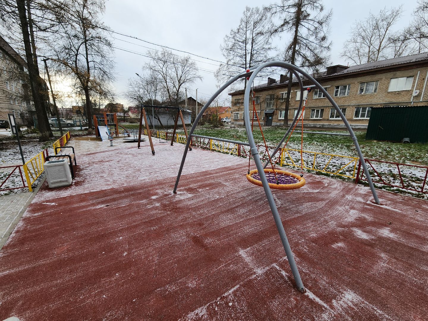 детская площадка, игровой комплекс, программа губернатора, модернизация, московская область, подмосковье, руза,
