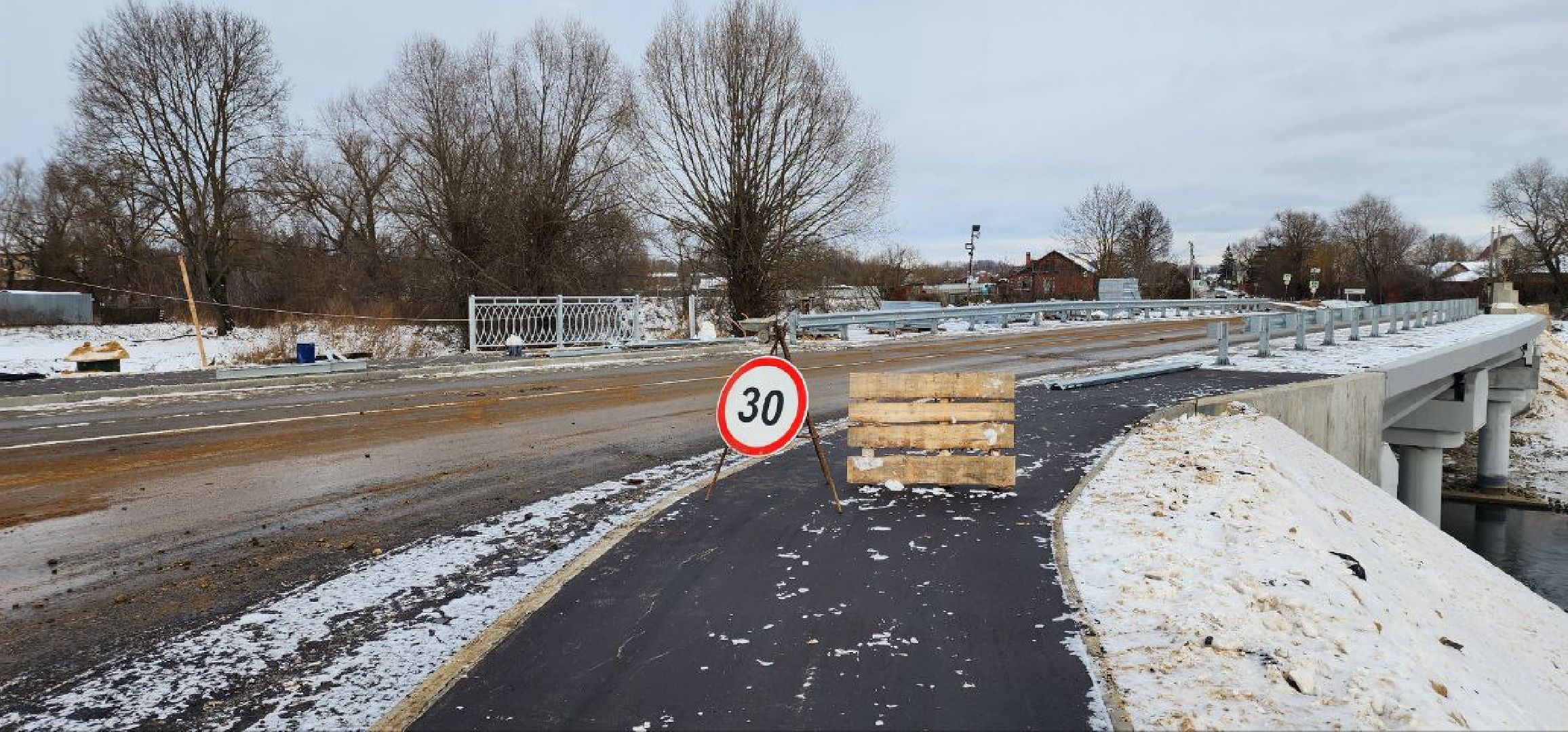 мост, река Осетр, Серебряные Пруды,