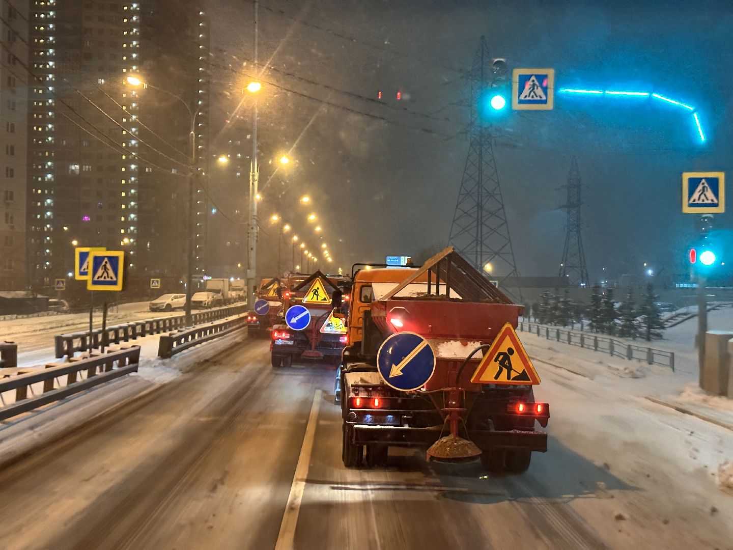 Одинцово, Черная метель, зима в подмосковье, дороги подмосковья,