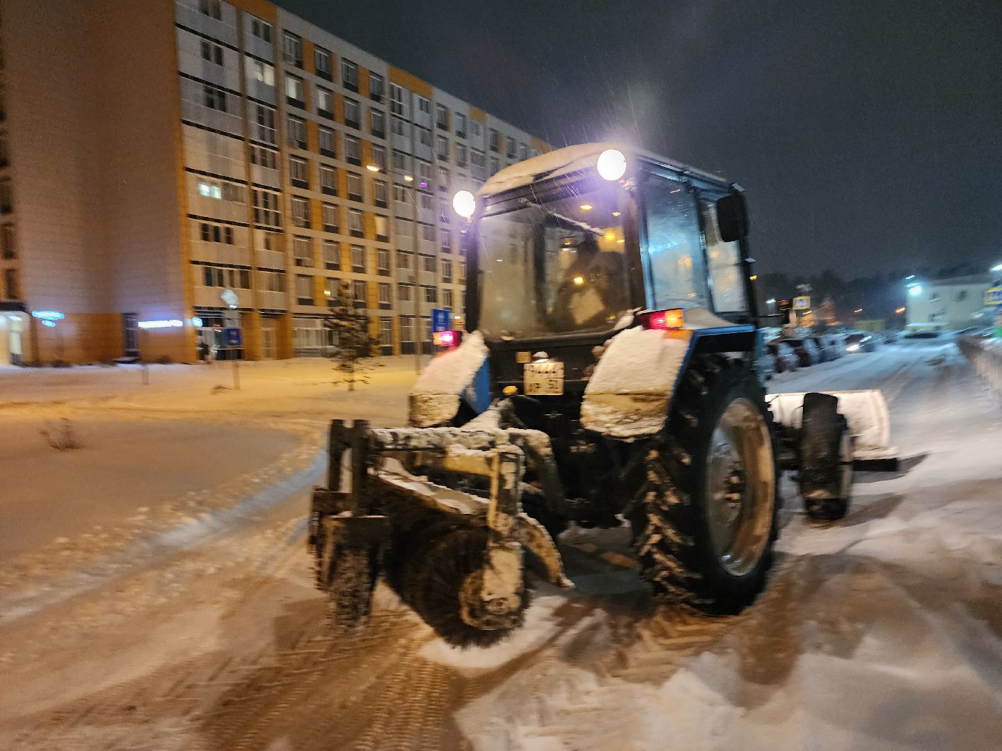 Снег, Снегопад, ликвидация последствий непогоды, Нахабино,