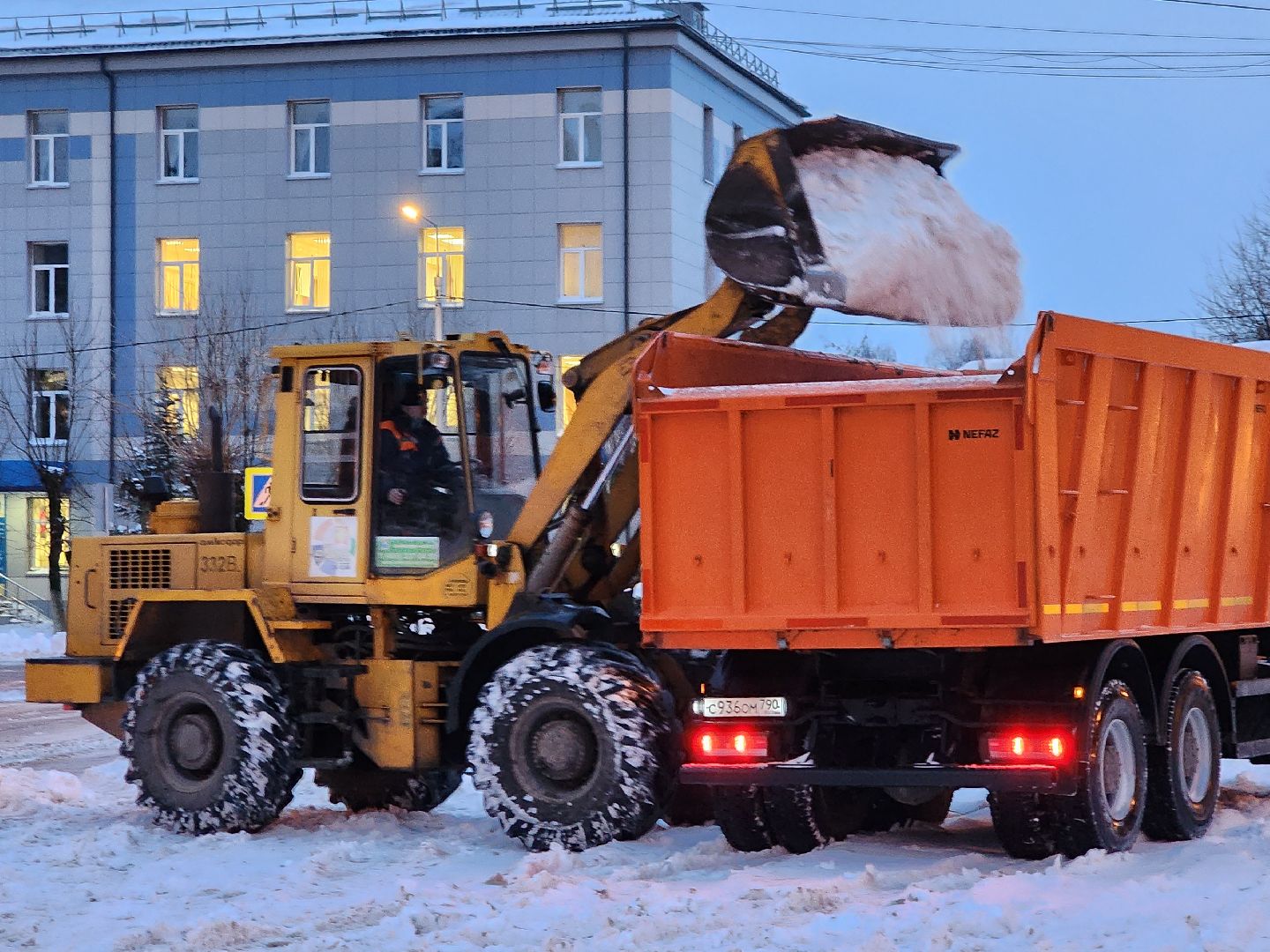снег, серпухов, снегопад, черная метель, уборка снега,