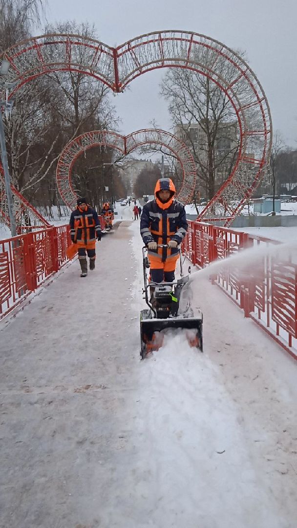 снегоуборочная техника, пушкино, зимний период, коммунальное предприятие,