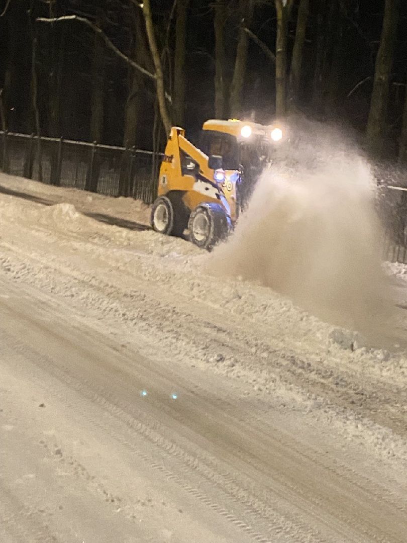 снегоуборочная техника, пушкино, зимний период, коммунальное предприятие,