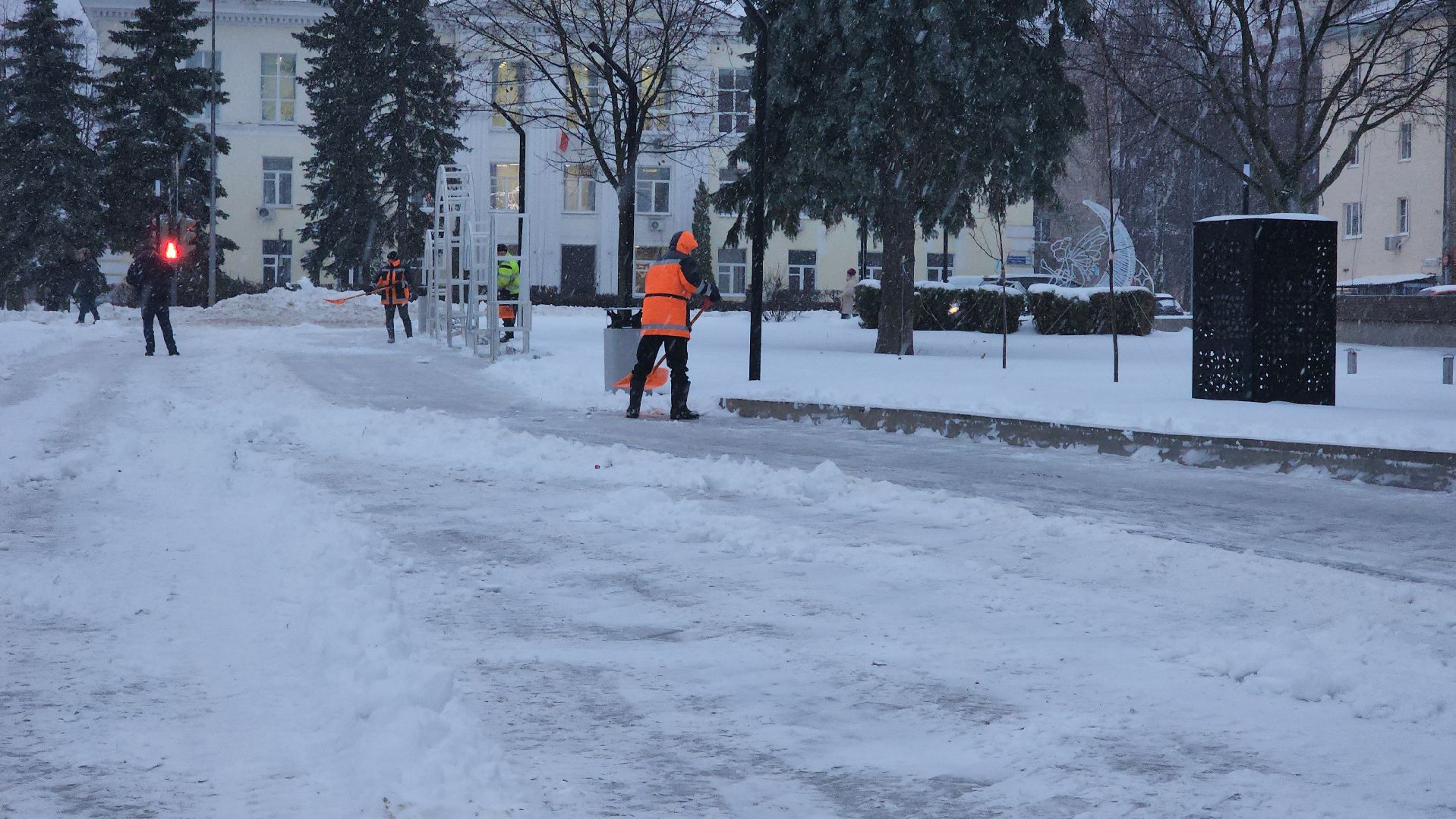 Пушкино, Чрная метель, Уборка снега, Жкх, Городской округ Пушкинский,