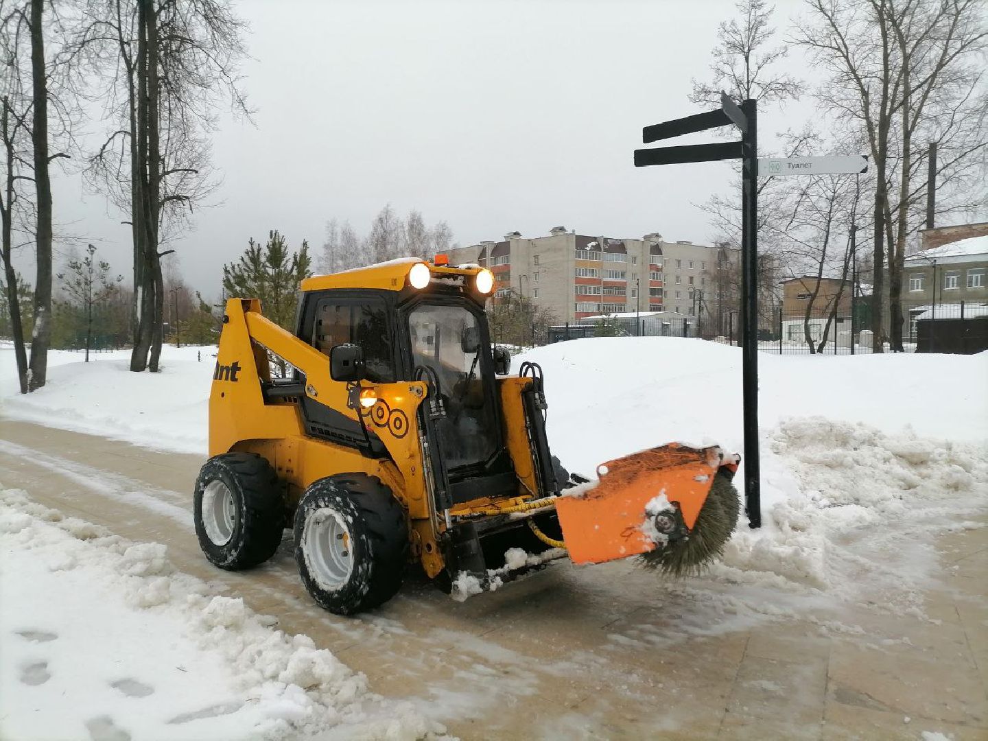 снегоуборка, снегоуборочная техника, ликино-дулево, орехово-зуево,