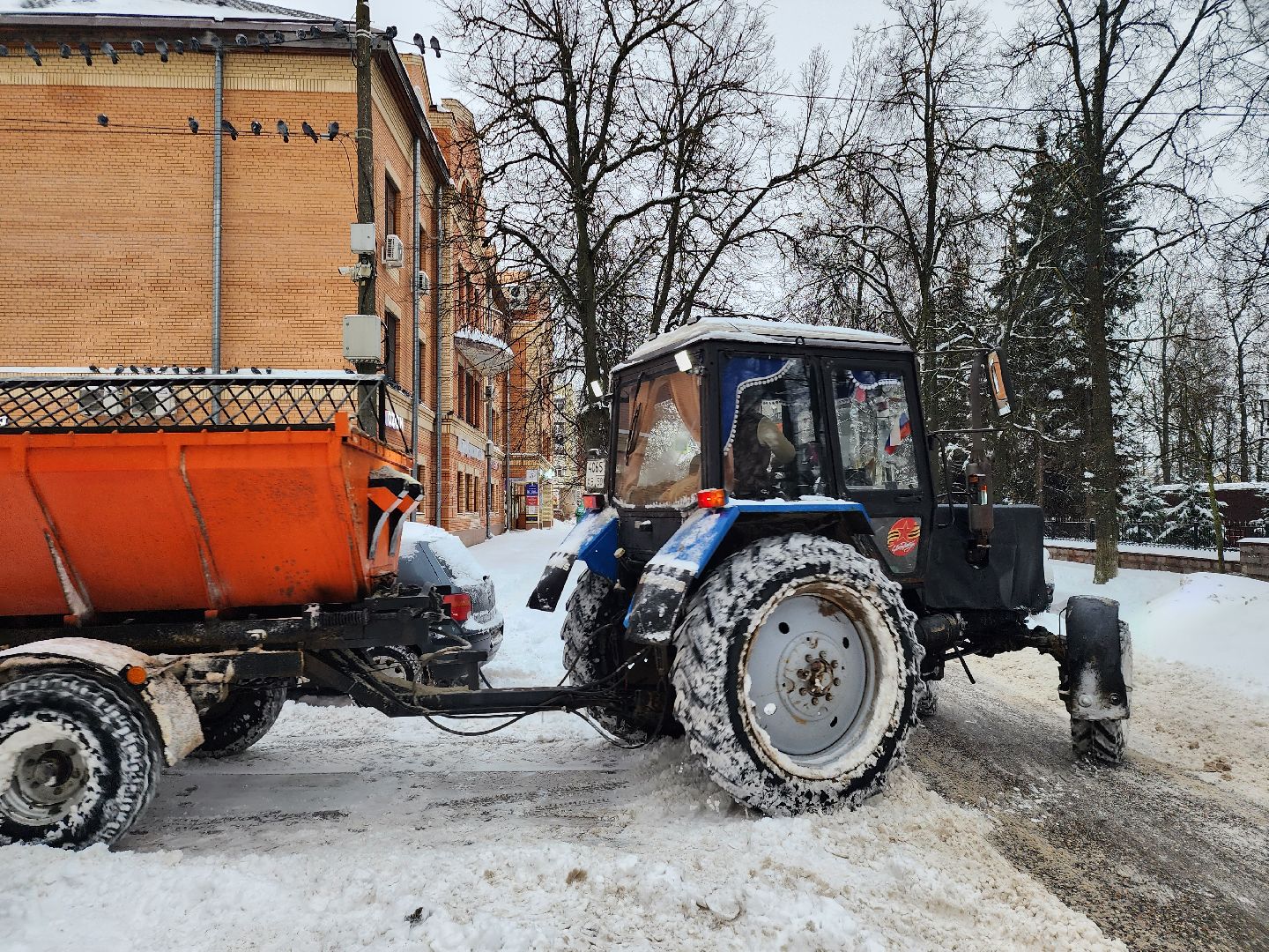 Звенигород, жкх, уборка снега,