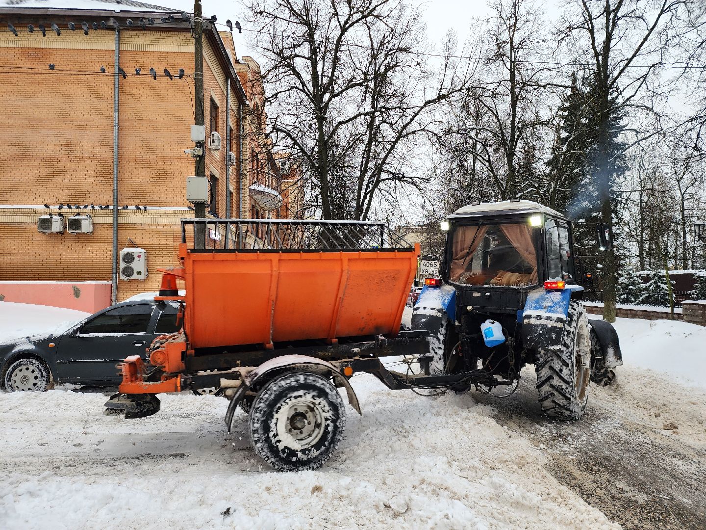 Звенигород, жкх, уборка снега,