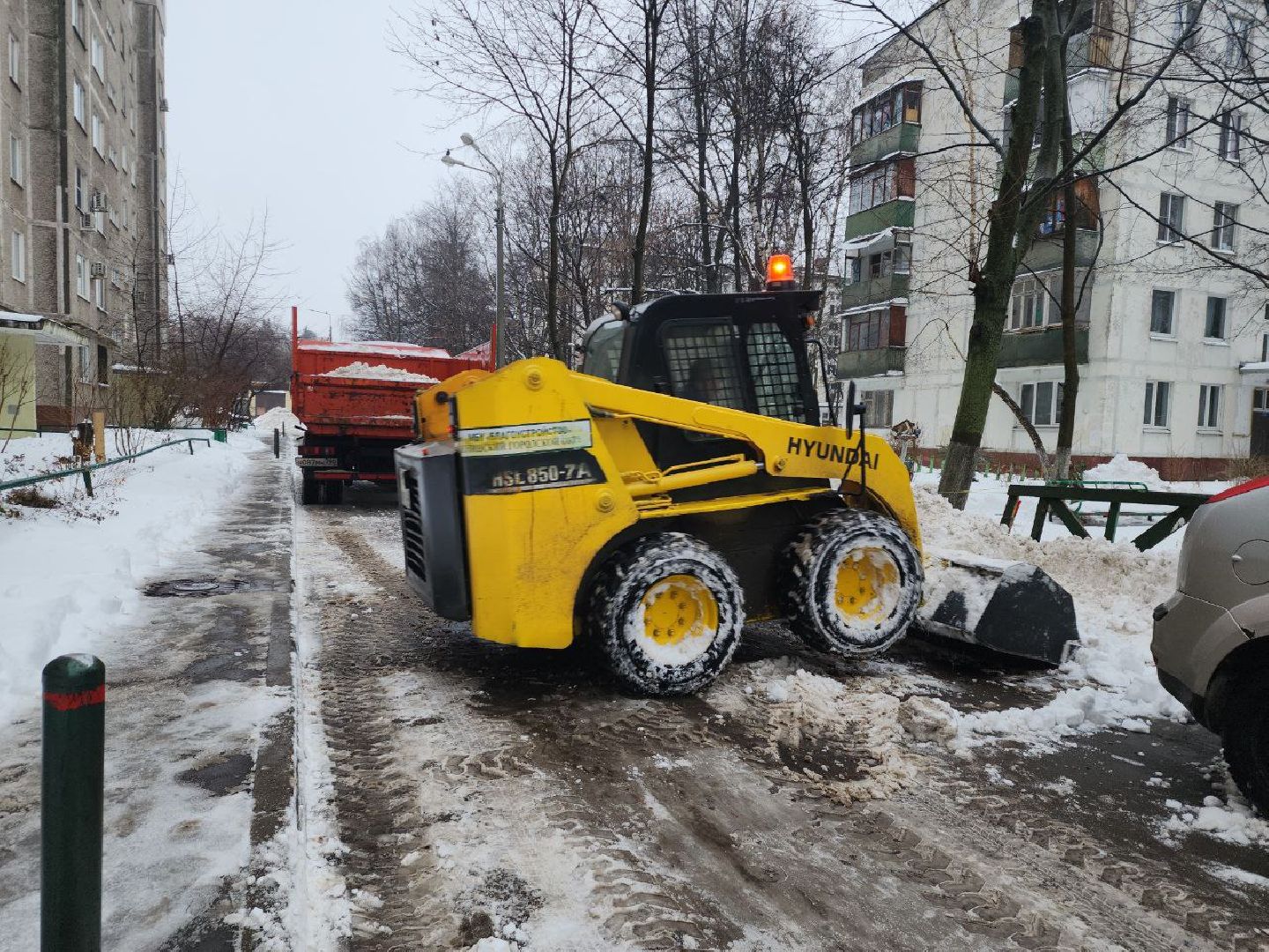 снегопад, коммунальные службы, непогода, осадки, Видное,