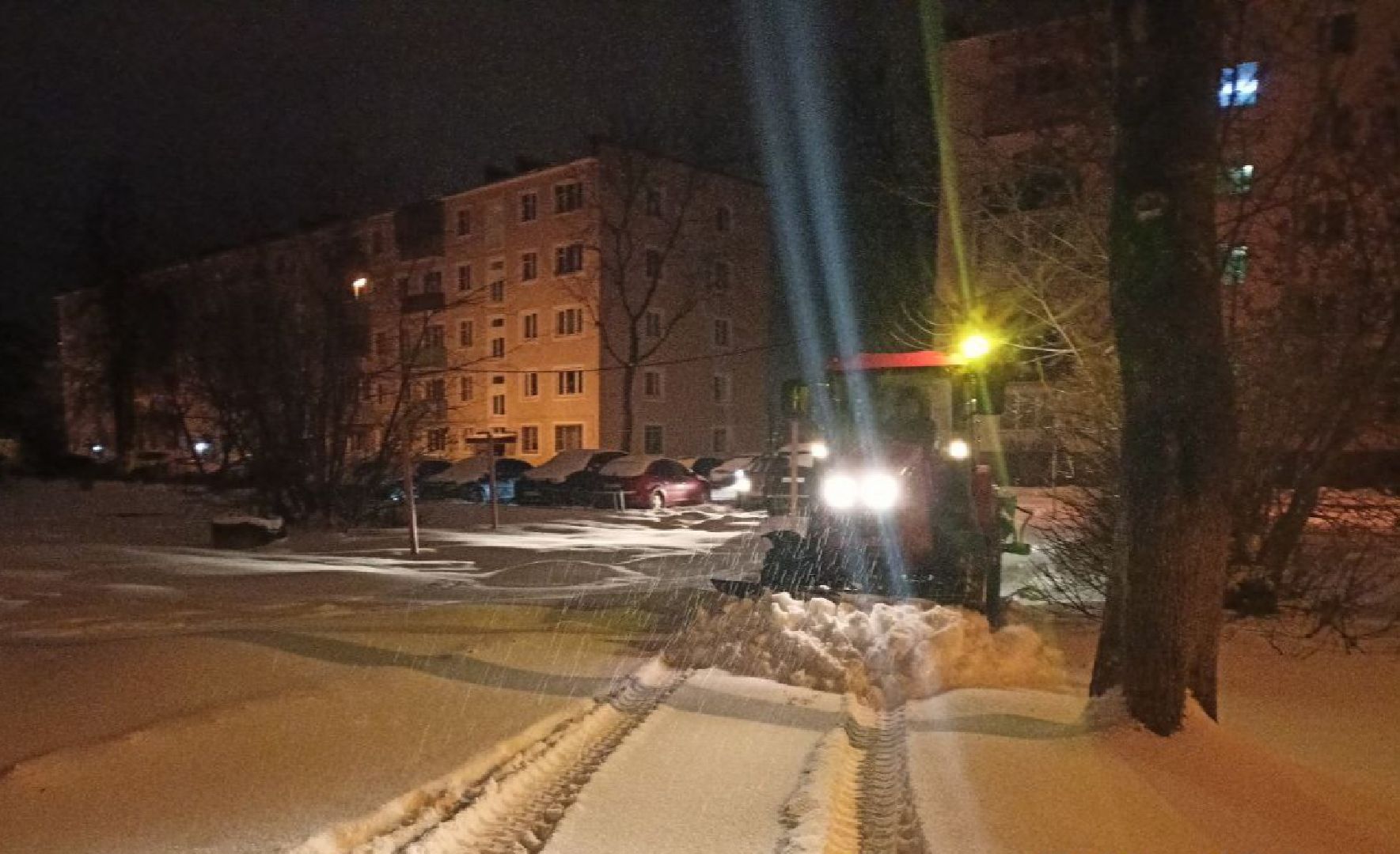 жкх, уборка снега, снегопад, Лосино-Петровский,