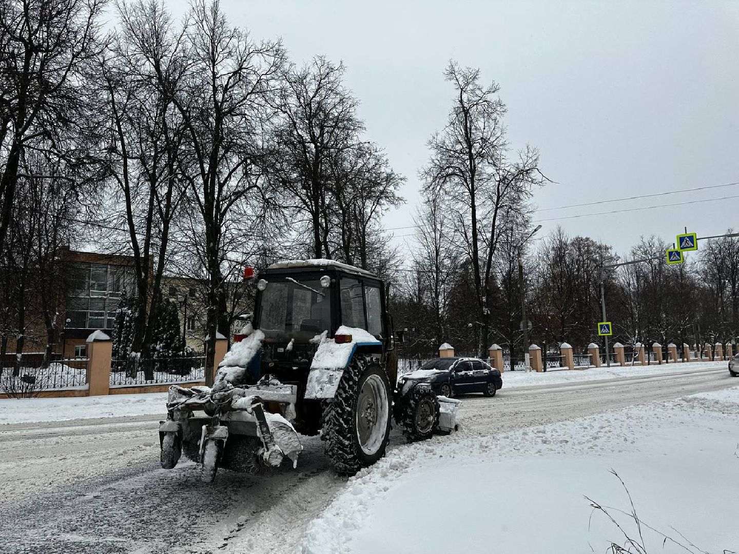 можайск, можайский городской округ, подмосковье, снегопад, последствия стихии, уборка снега, дворники, техника, глава, ЖКХ,