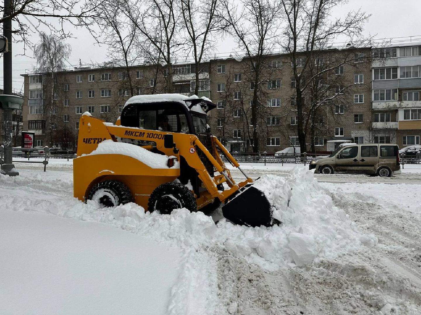 можайск, можайский городской округ, подмосковье, снегопад, последствия стихии, уборка снега, дворники, техника, глава, ЖКХ,
