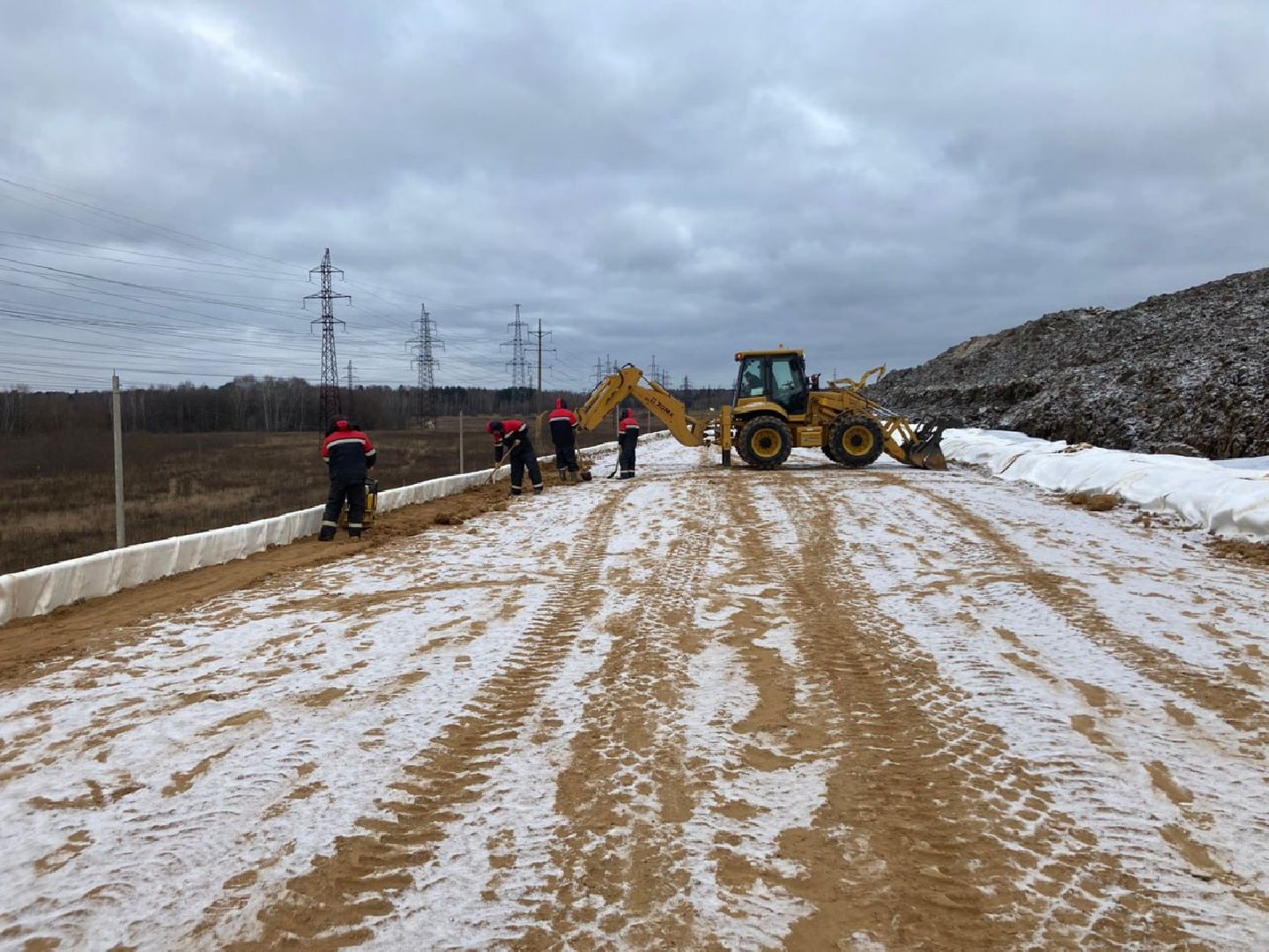серпухов, подмосковье, ТБО Лесная, рекультивация,