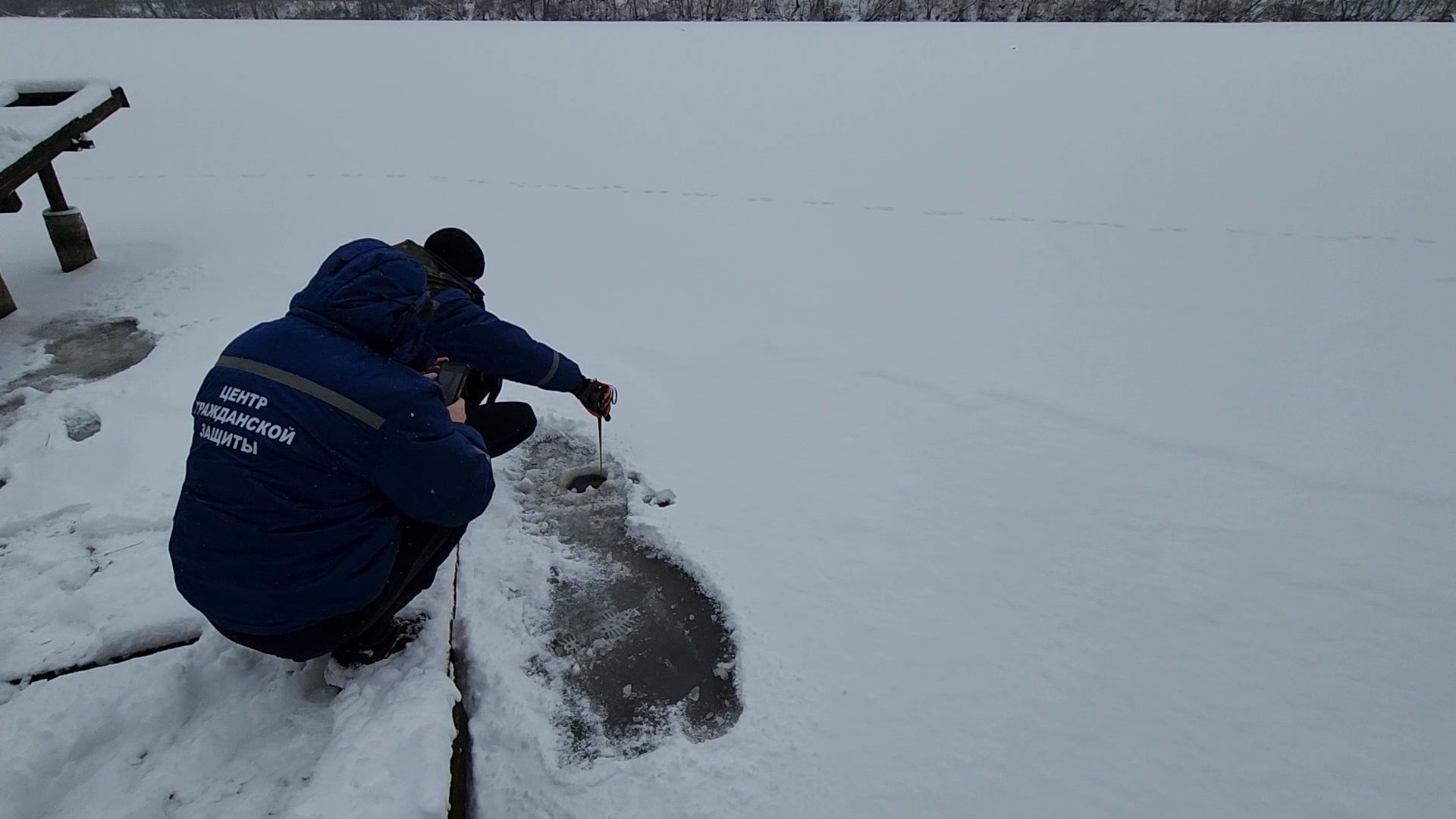 Одинцово, спасатели, лед,