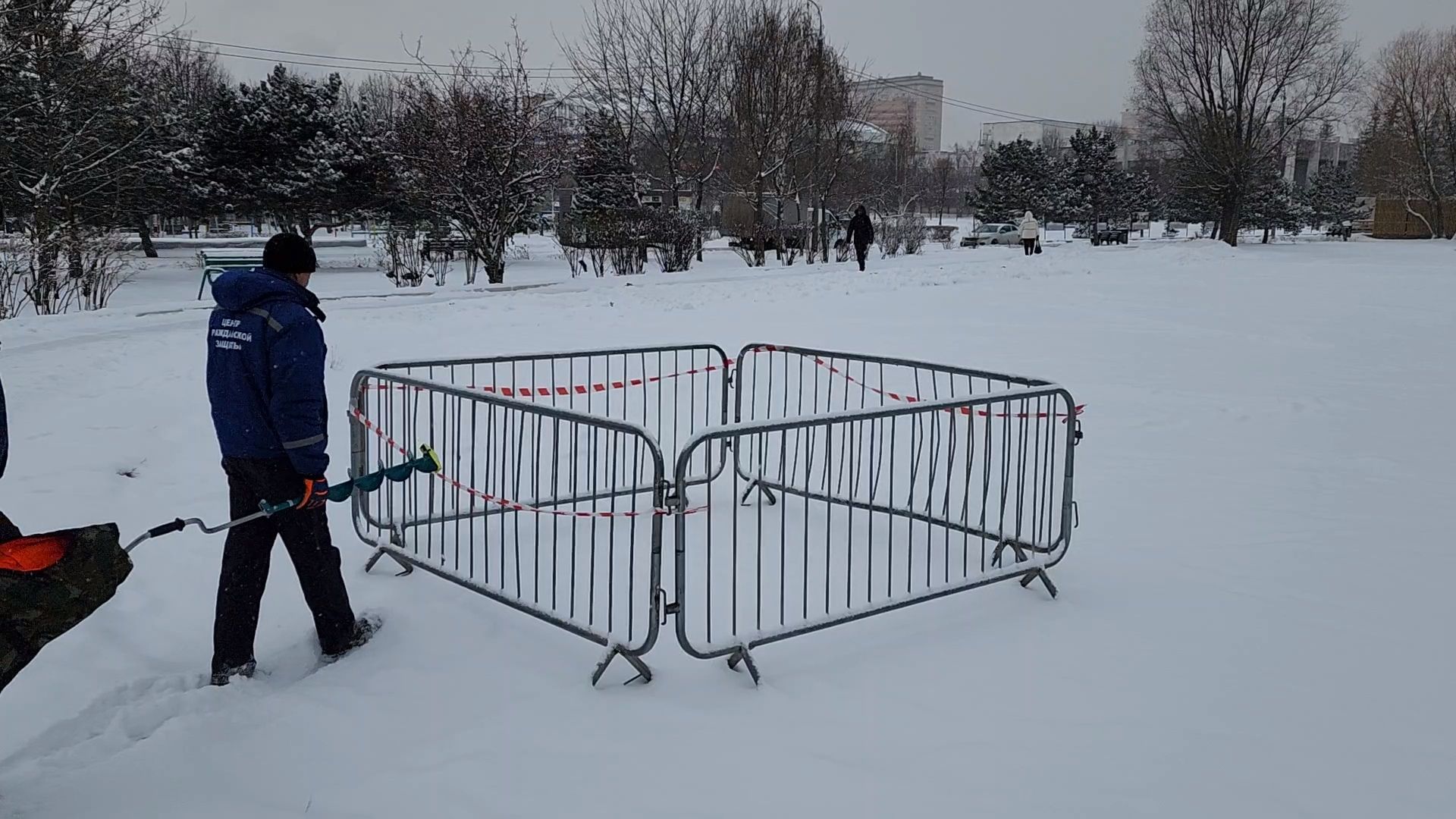 Одинцово, спасатели, лед,