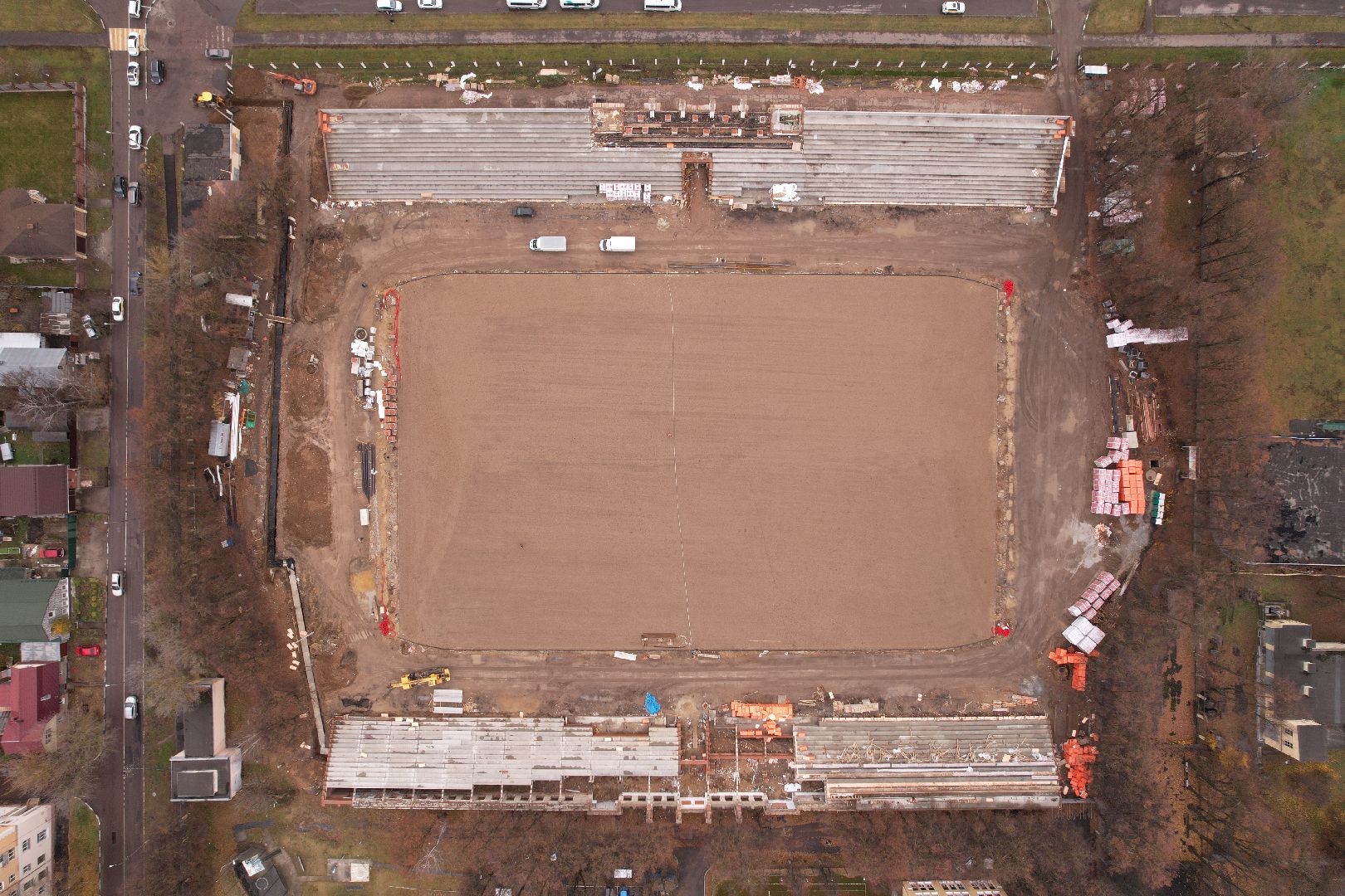 коломна, стадион,видео с коптера,