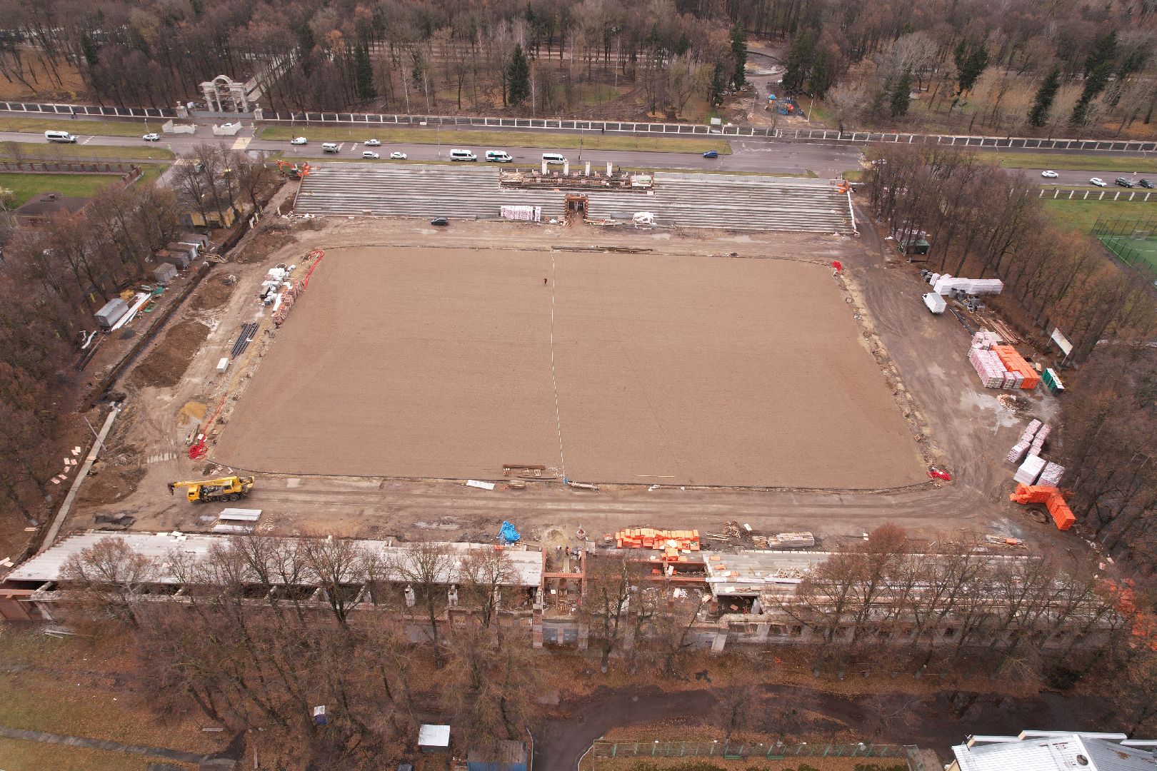 коломна, стадион,видео с коптера,