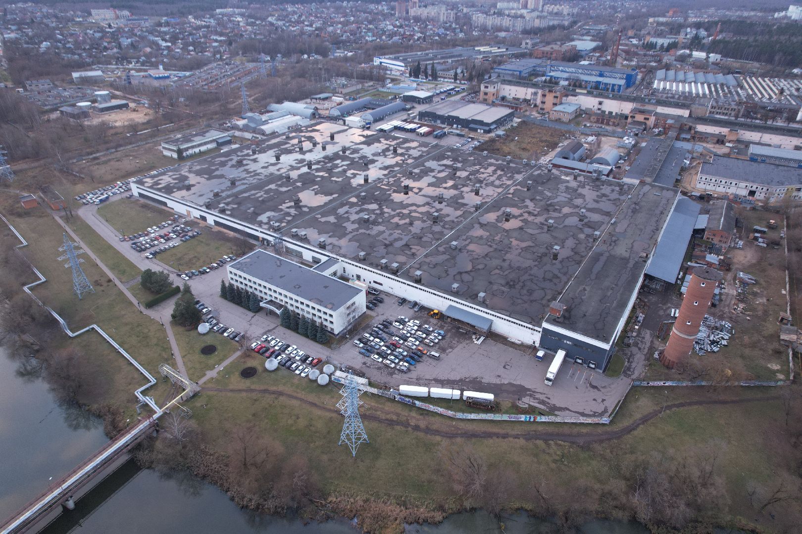 ногинск, фабриа,видео с коптера,