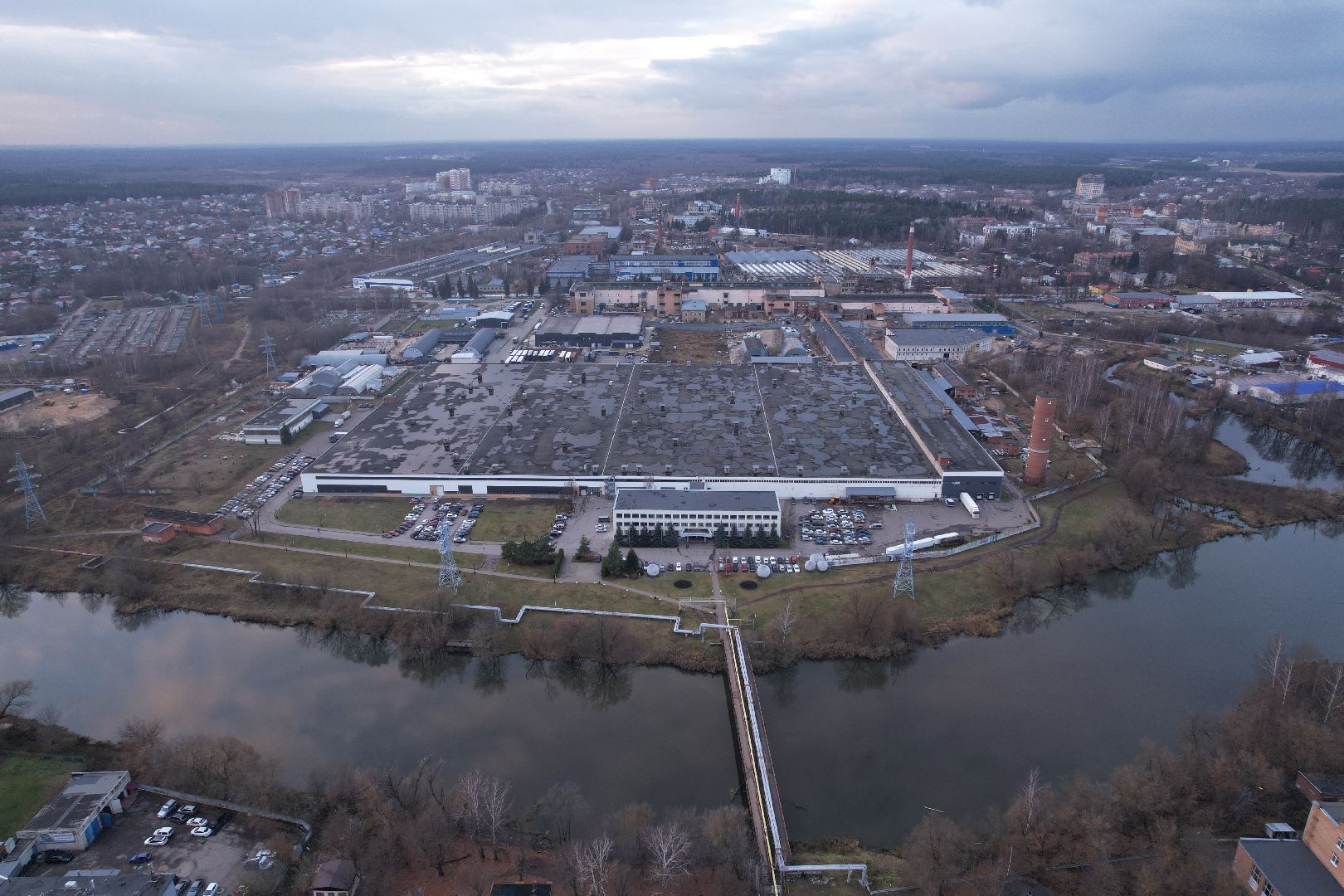 ногинск, фабриа,видео с коптера,