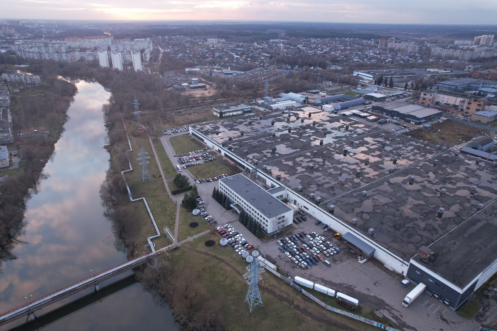 ногинск, фабриа,видео с коптера,
