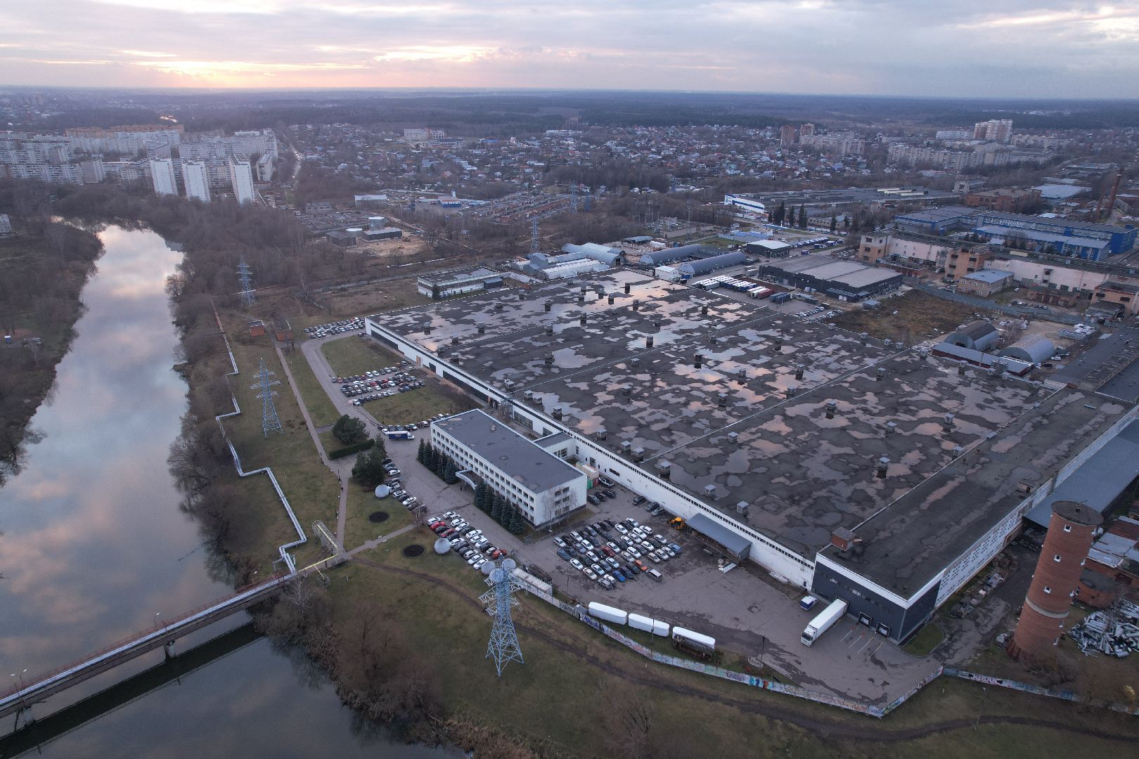 ногинск, фабриа,видео с коптера,