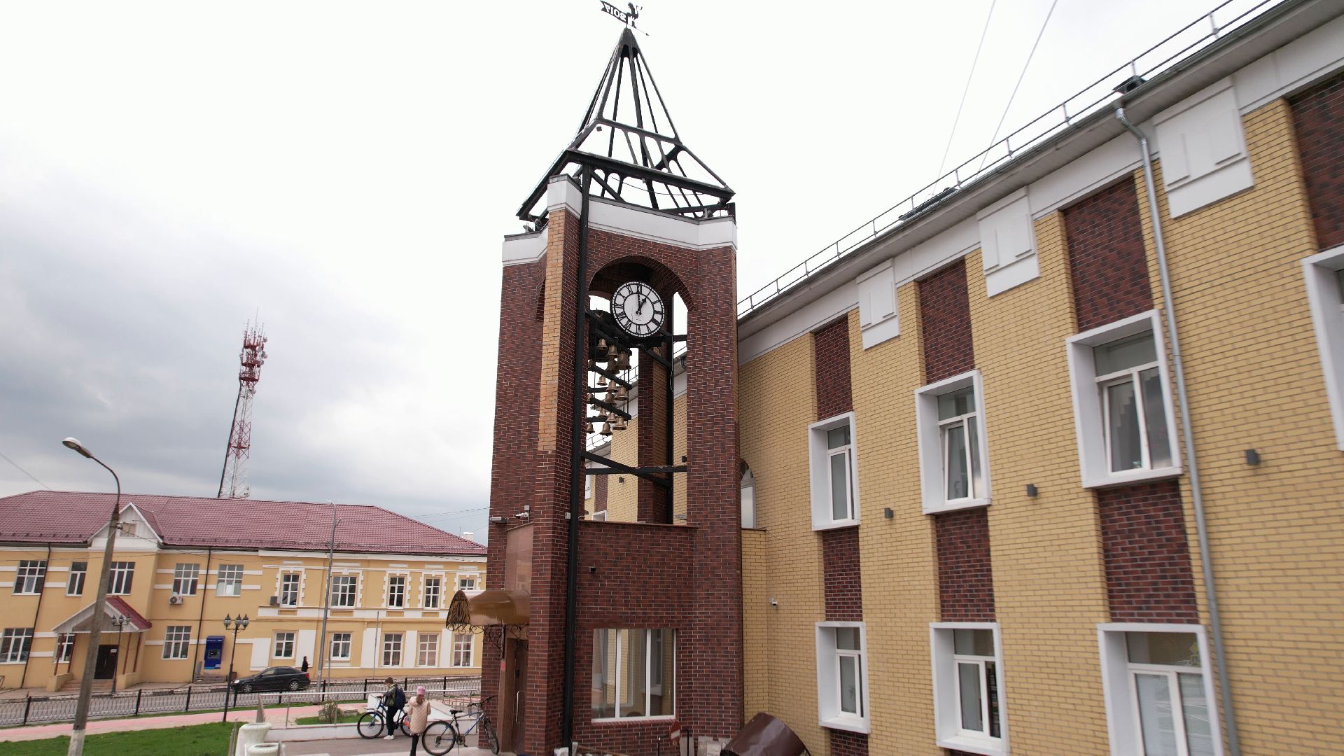 талдом, школа, благоустройство,видео с коптера,