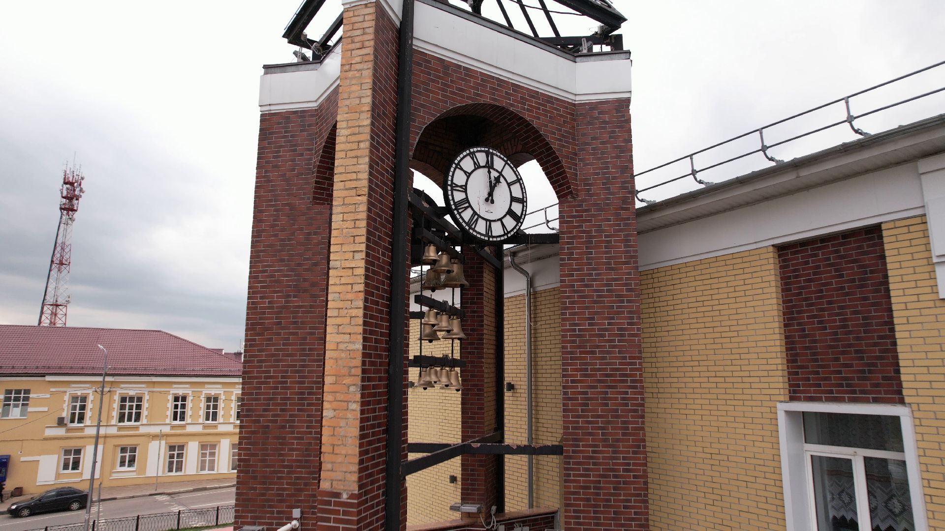 талдом, школа, благоустройство,видео с коптера,