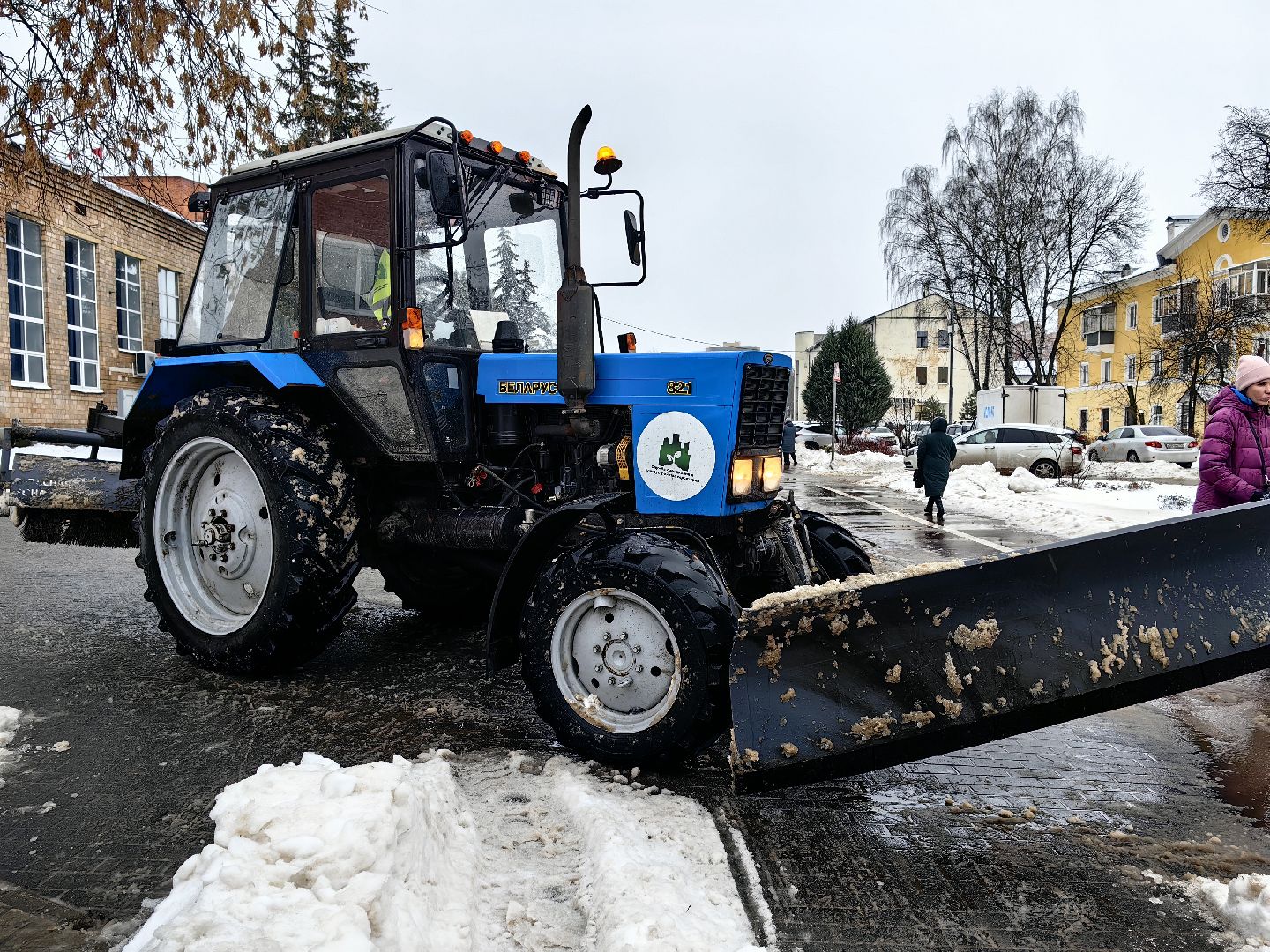 снегопад, непогода, коммунальные служба, техника,